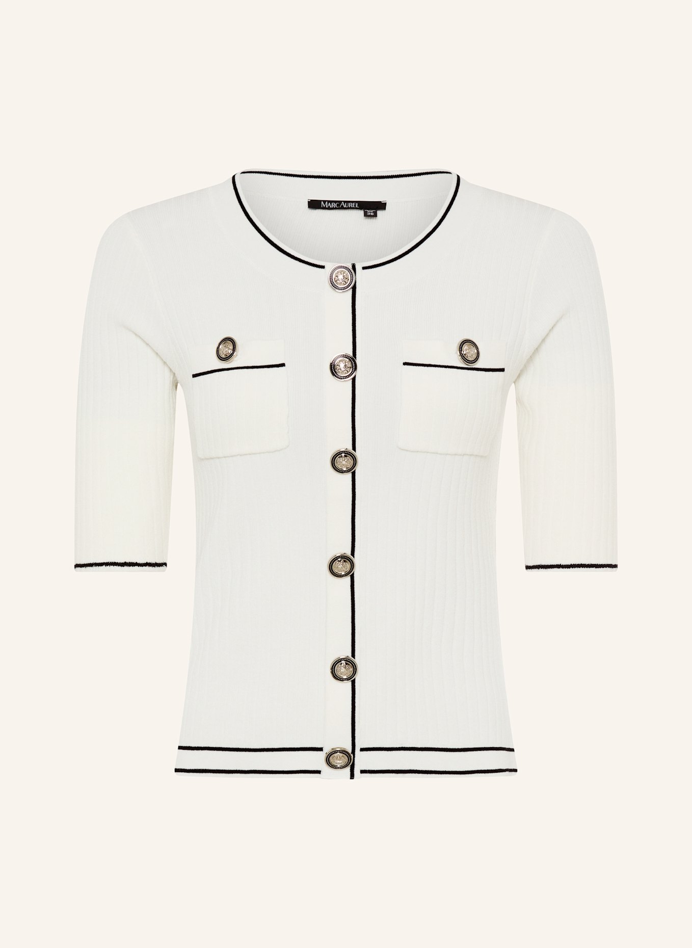 MARC AUREL Pullover: WEISS