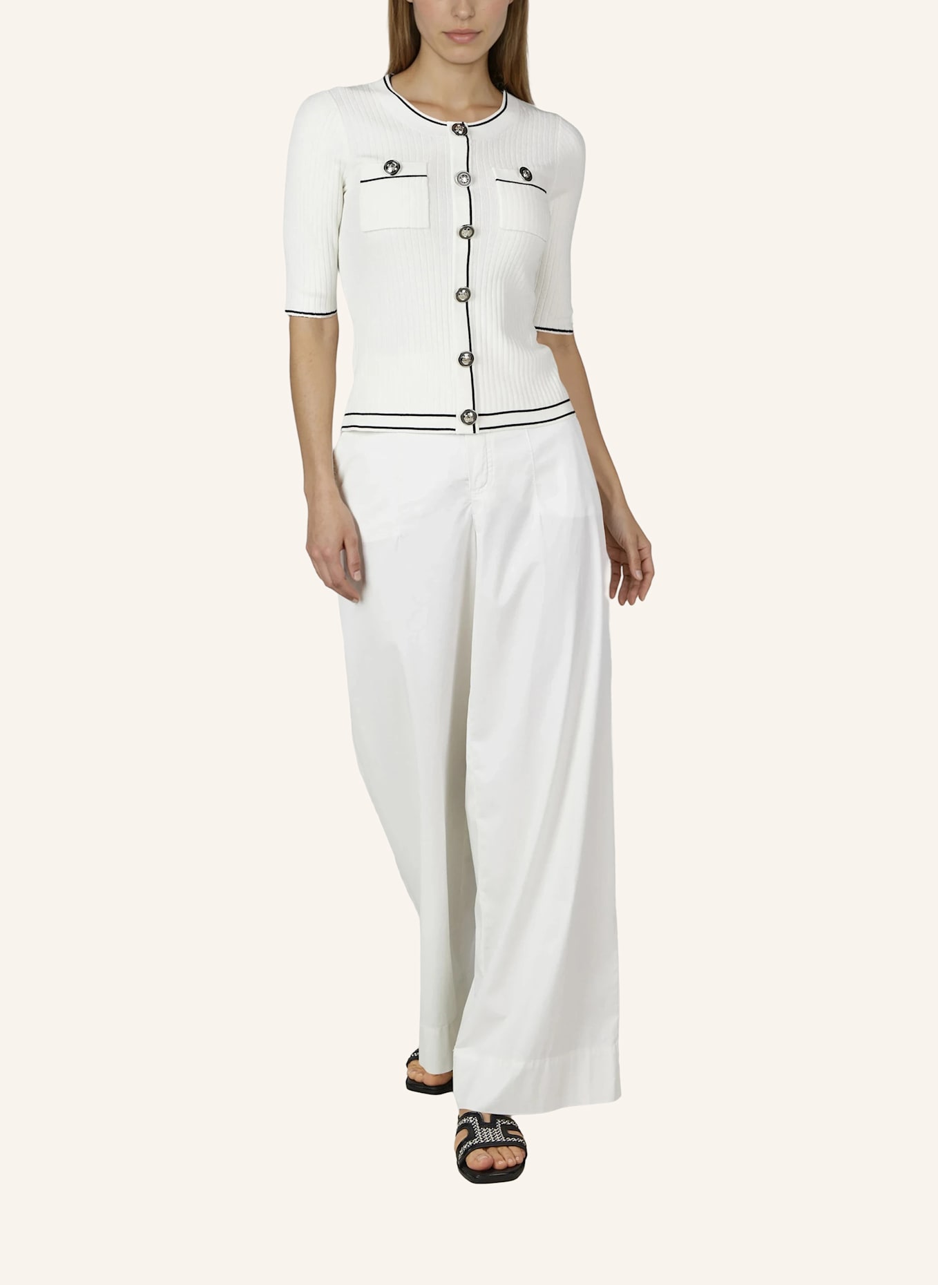 MARC AUREL Pullover: WEISS