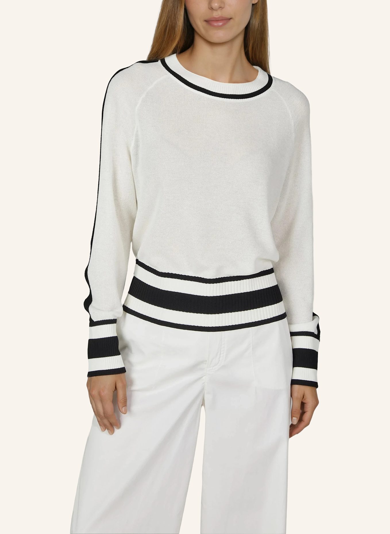 MARC AUREL Pullover: WEISS