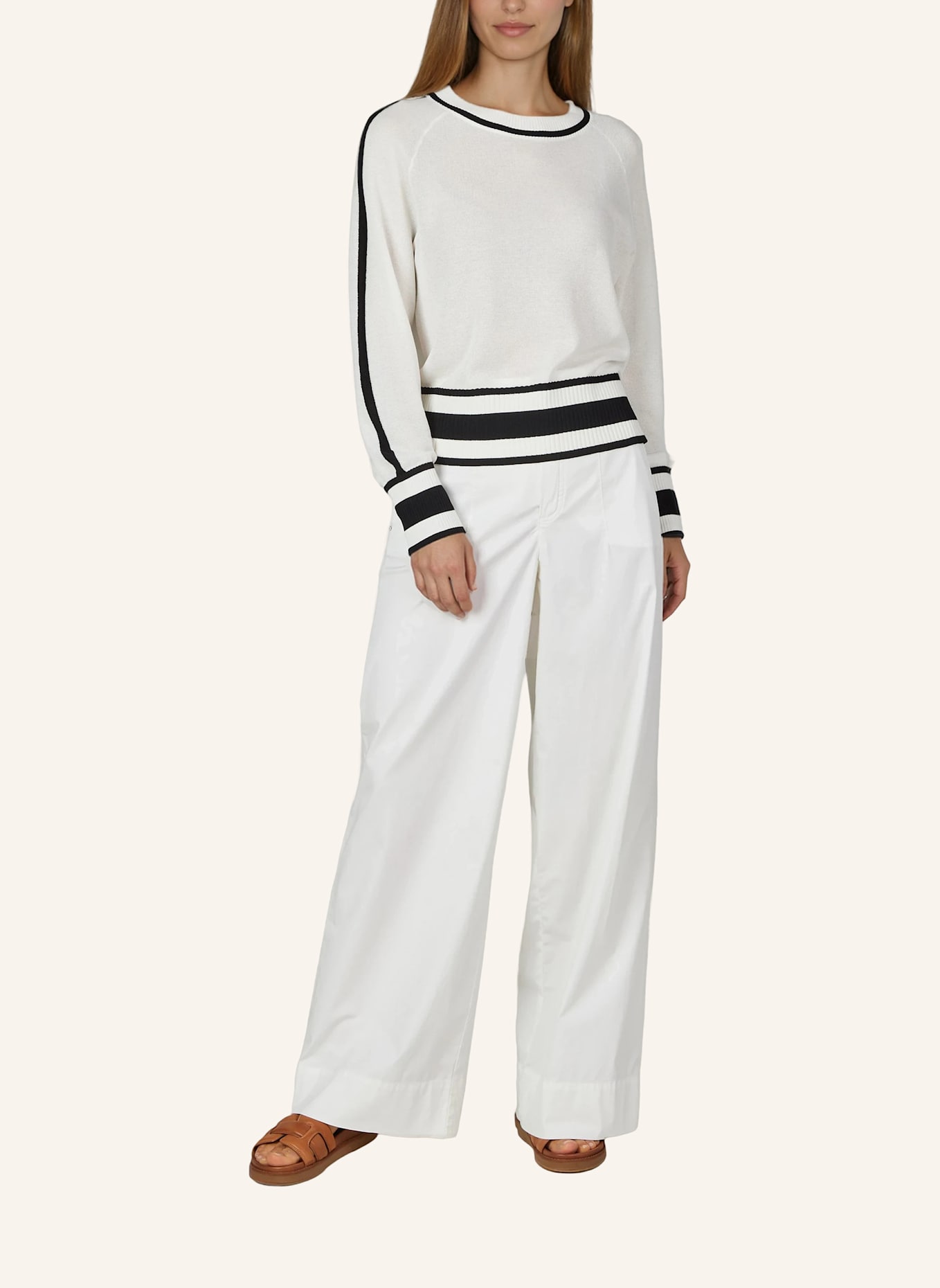 MARC AUREL Pullover: WEISS