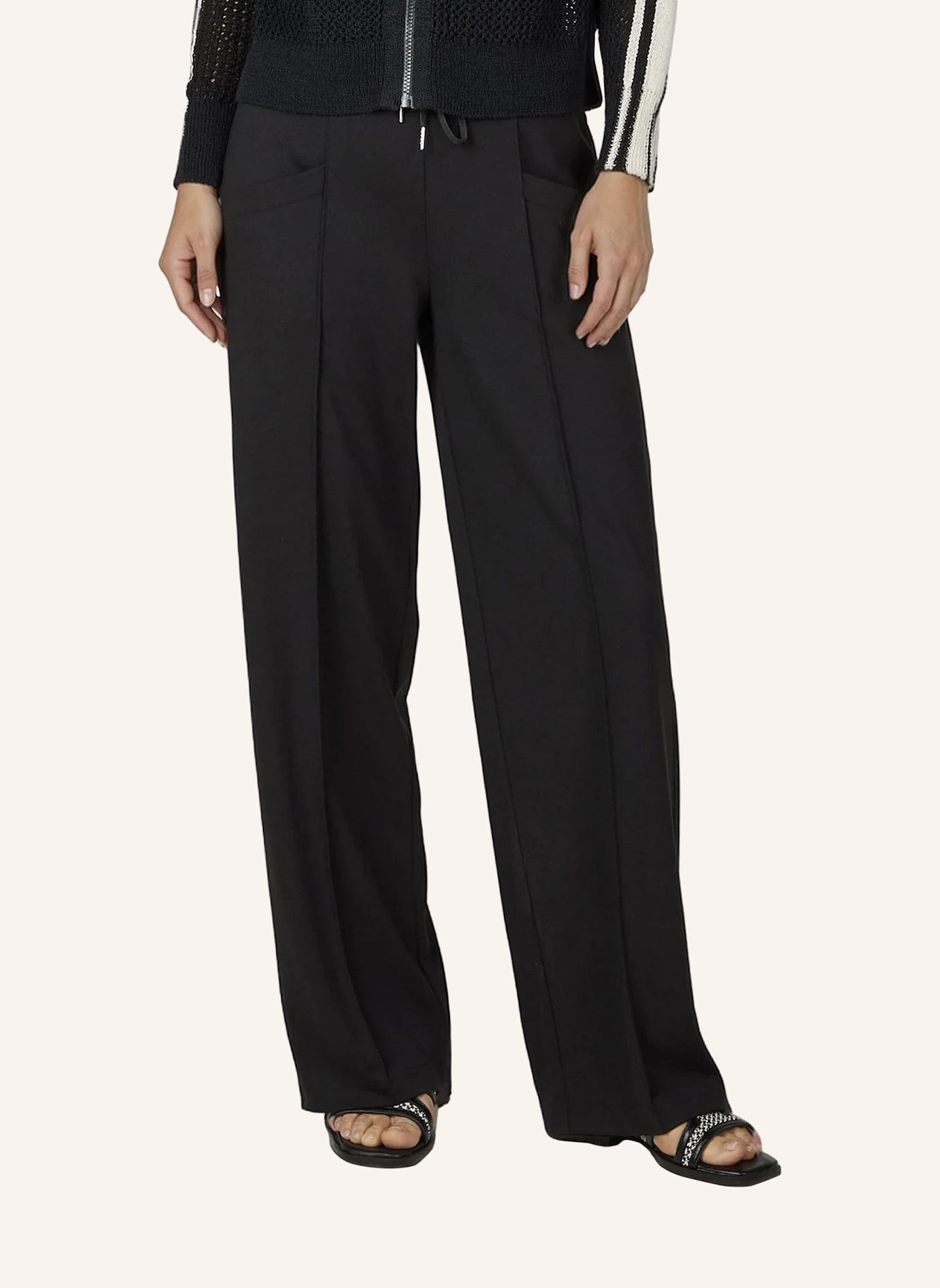 MARC AUREL Hose: SCHWARZ