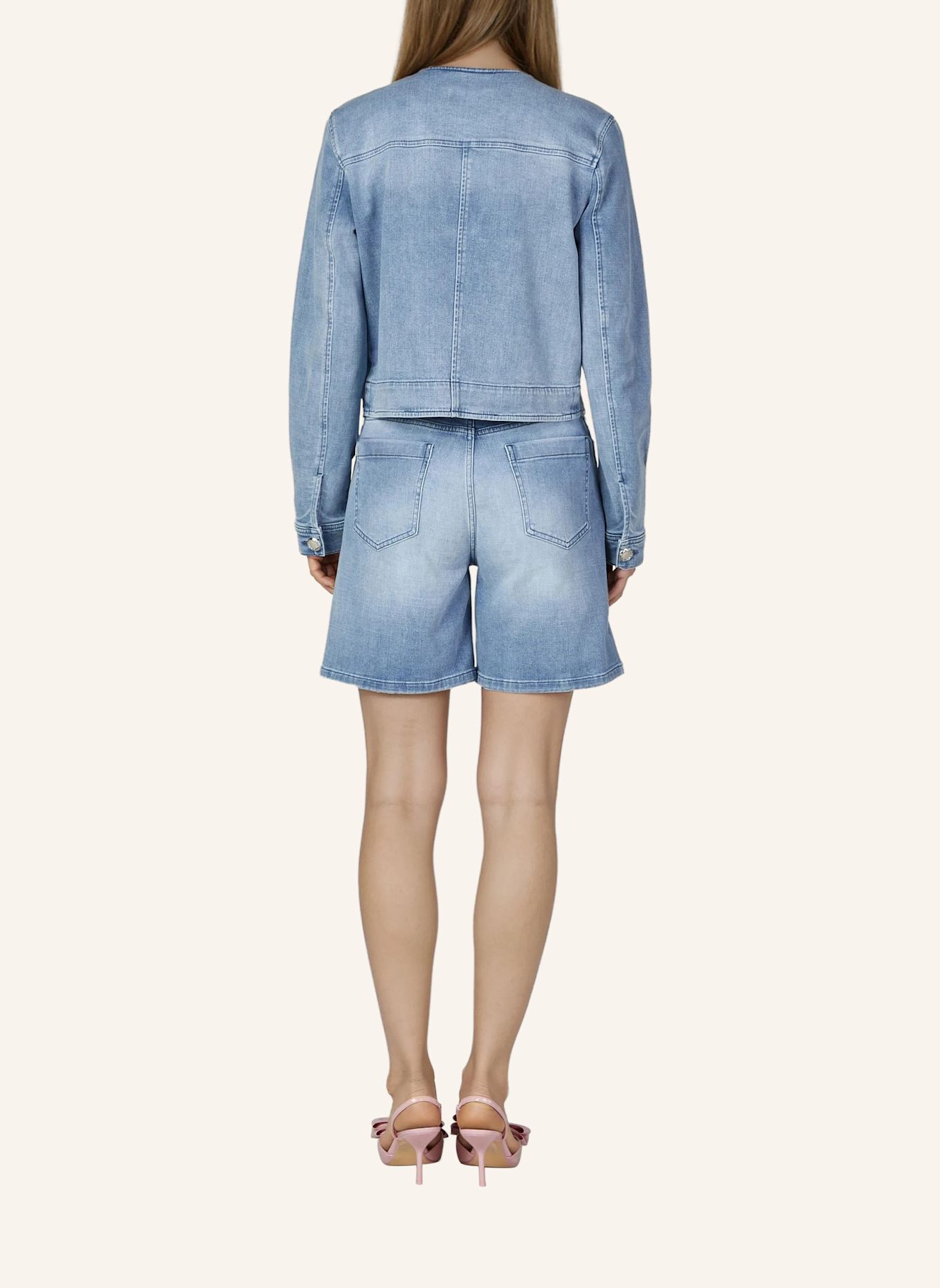 MARC AUREL Jeansshorts: BLAU