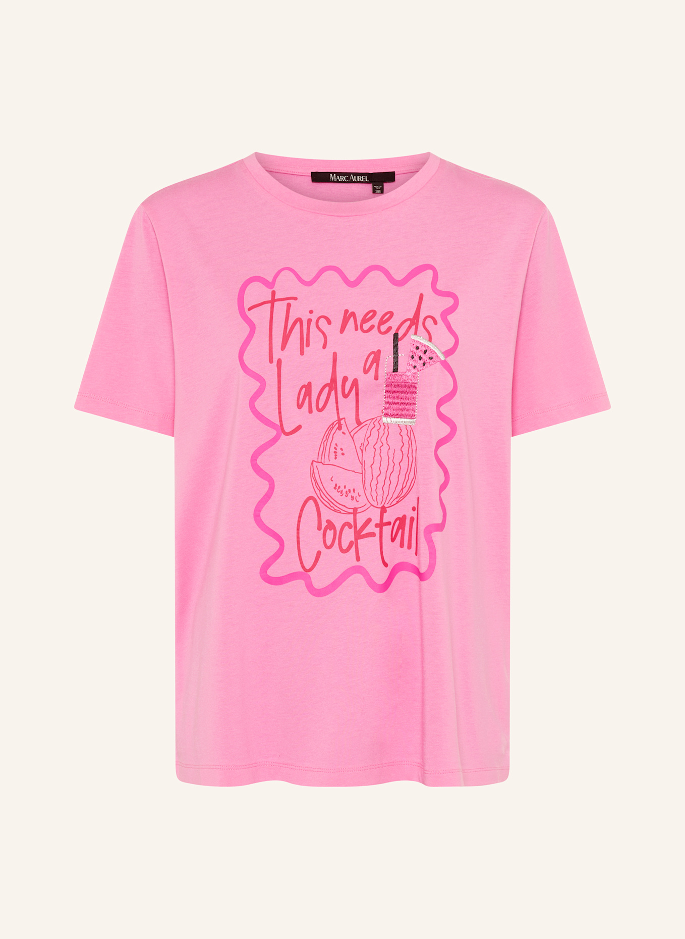 MARC AUREL Shirt: PINK