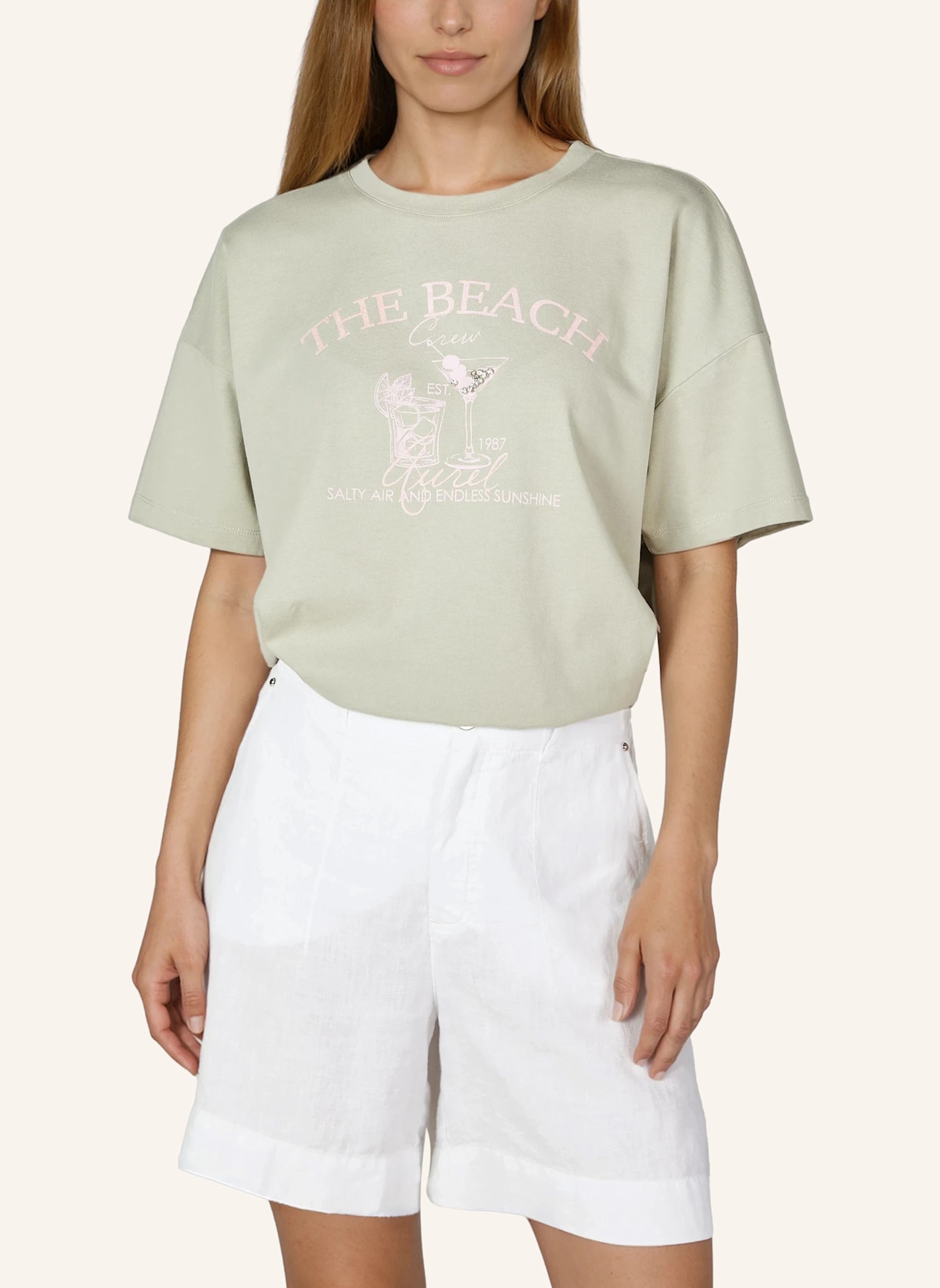 MARC AUREL Shirt: GRÜN