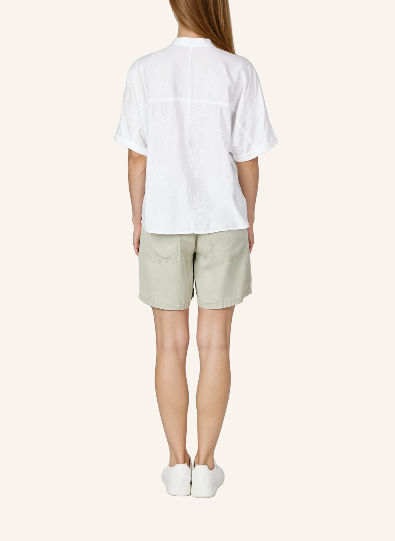 MARC AUREL Tunika-Bluse: WEISS