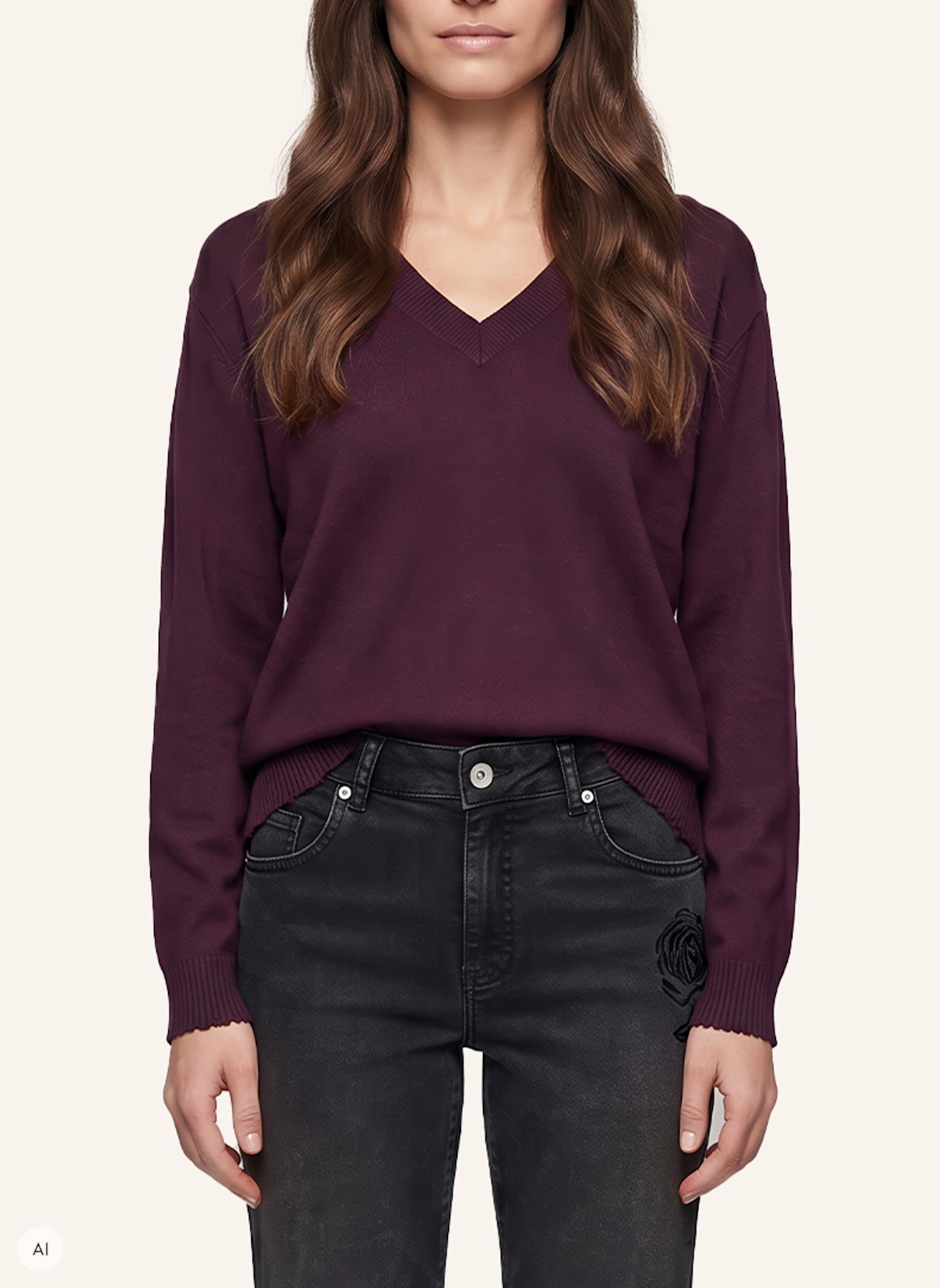 MARC AUREL Pullover: LILA