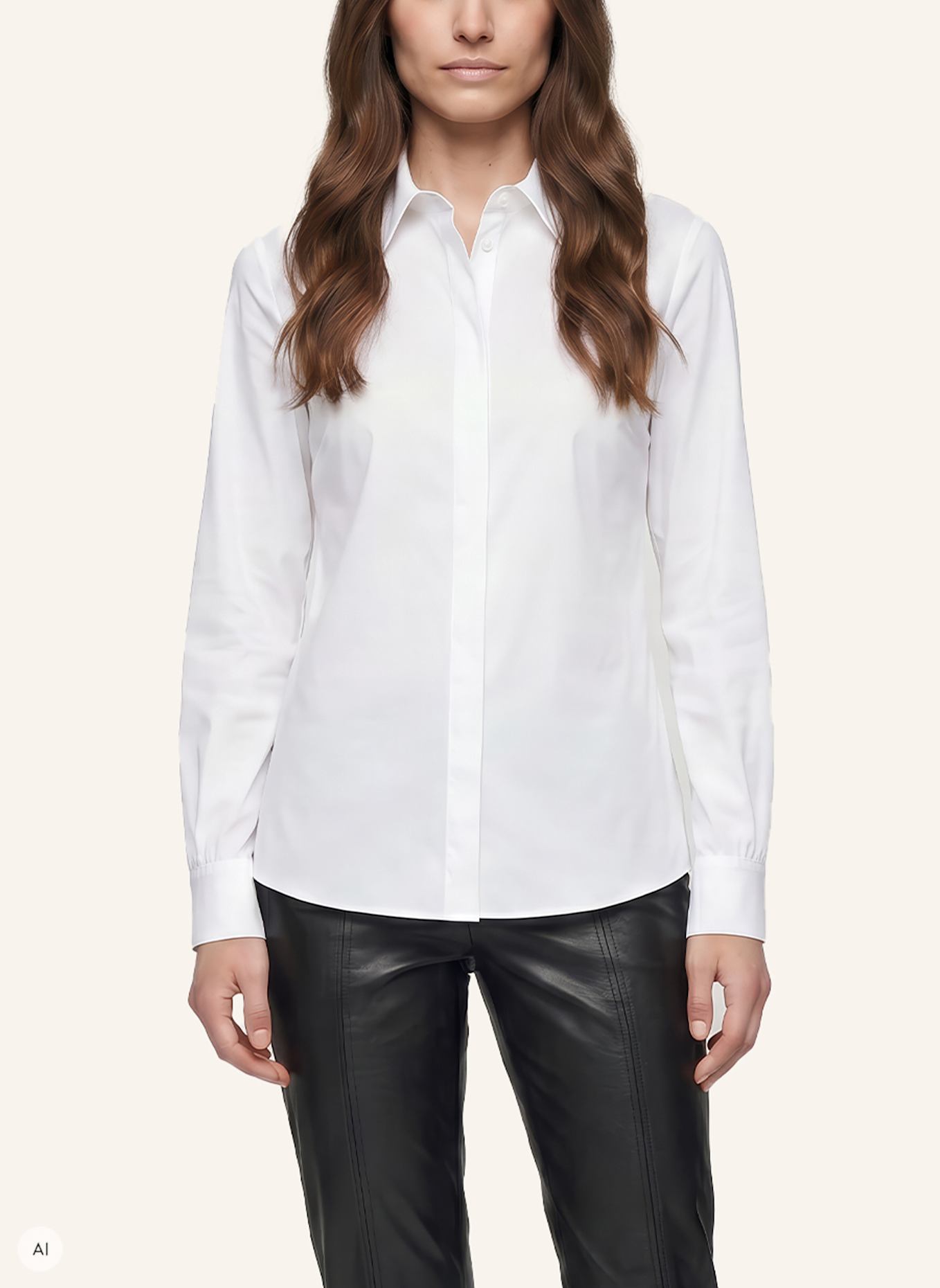 MARC AUREL Bluse: WEISS
