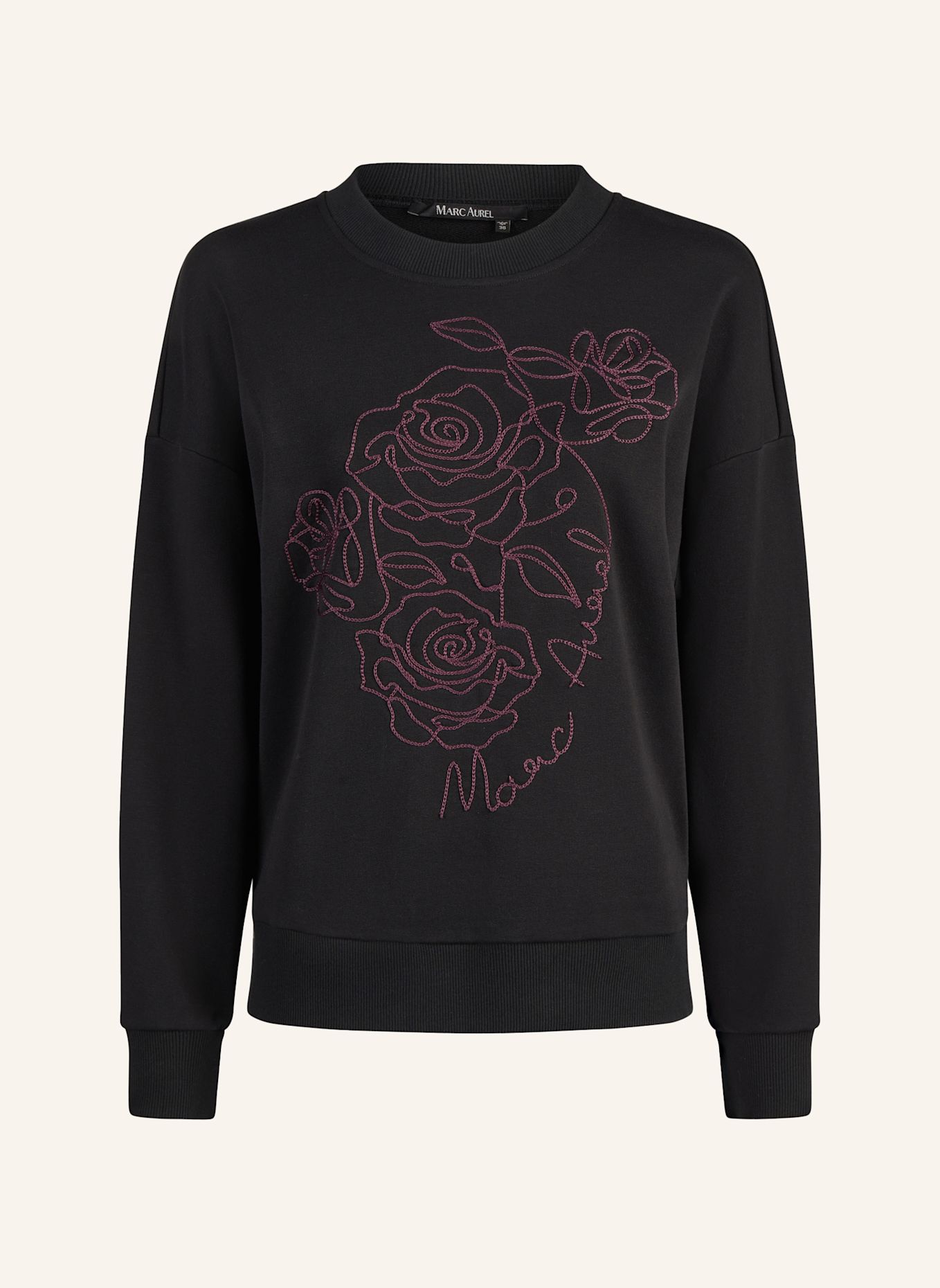 MARC AUREL Sweater: SCHWARZ