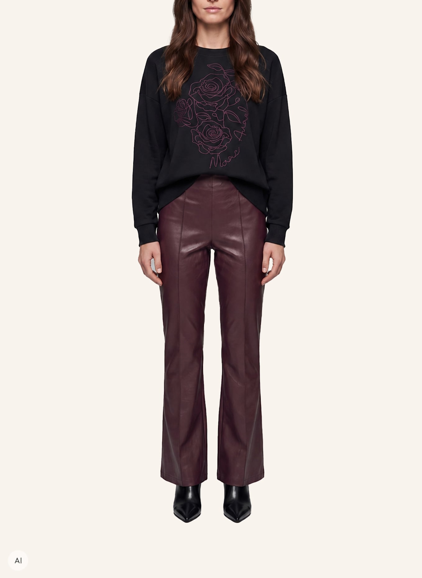 MARC AUREL Sweater: SCHWARZ