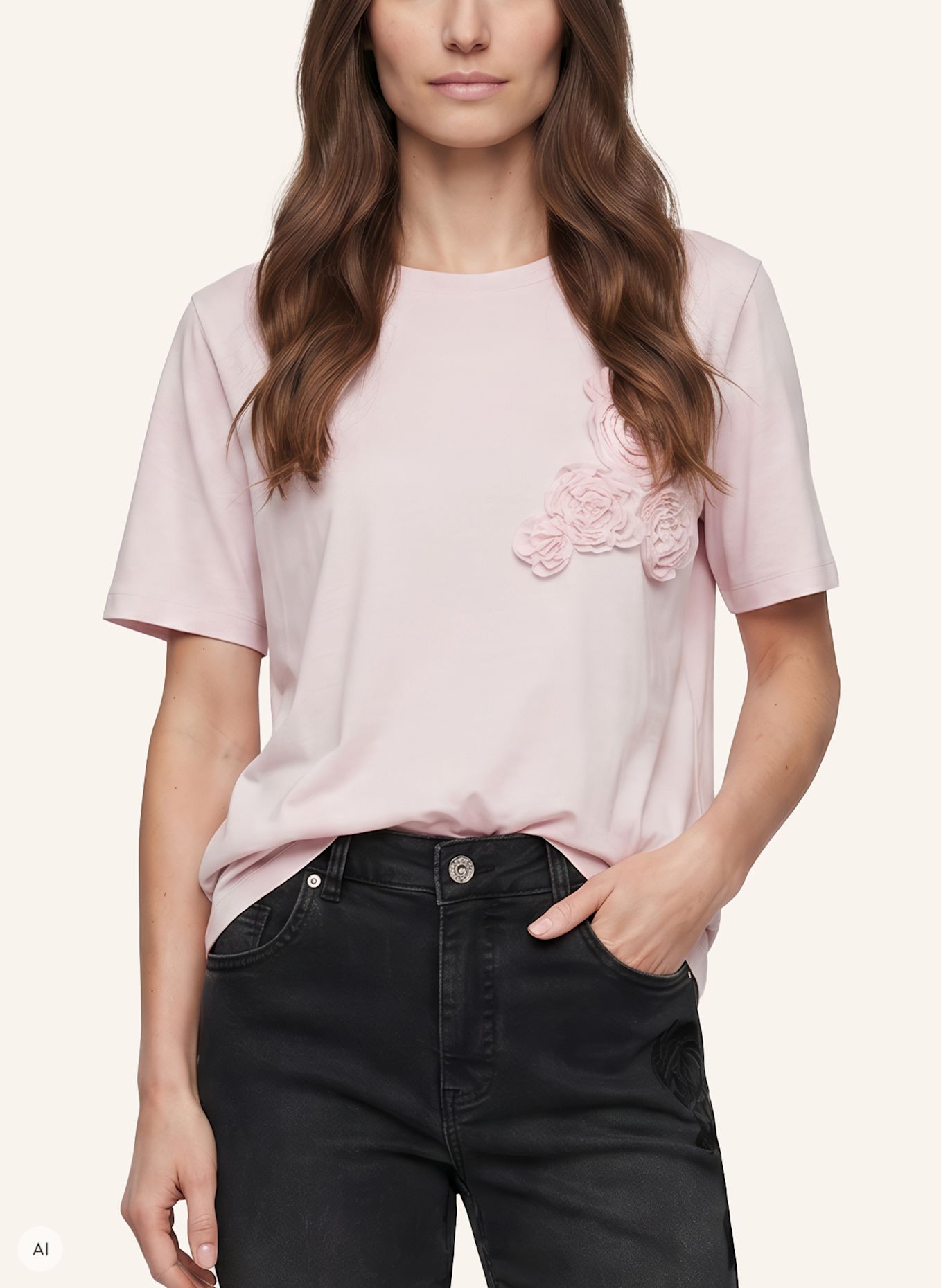 MARC AUREL Shirt: PINK