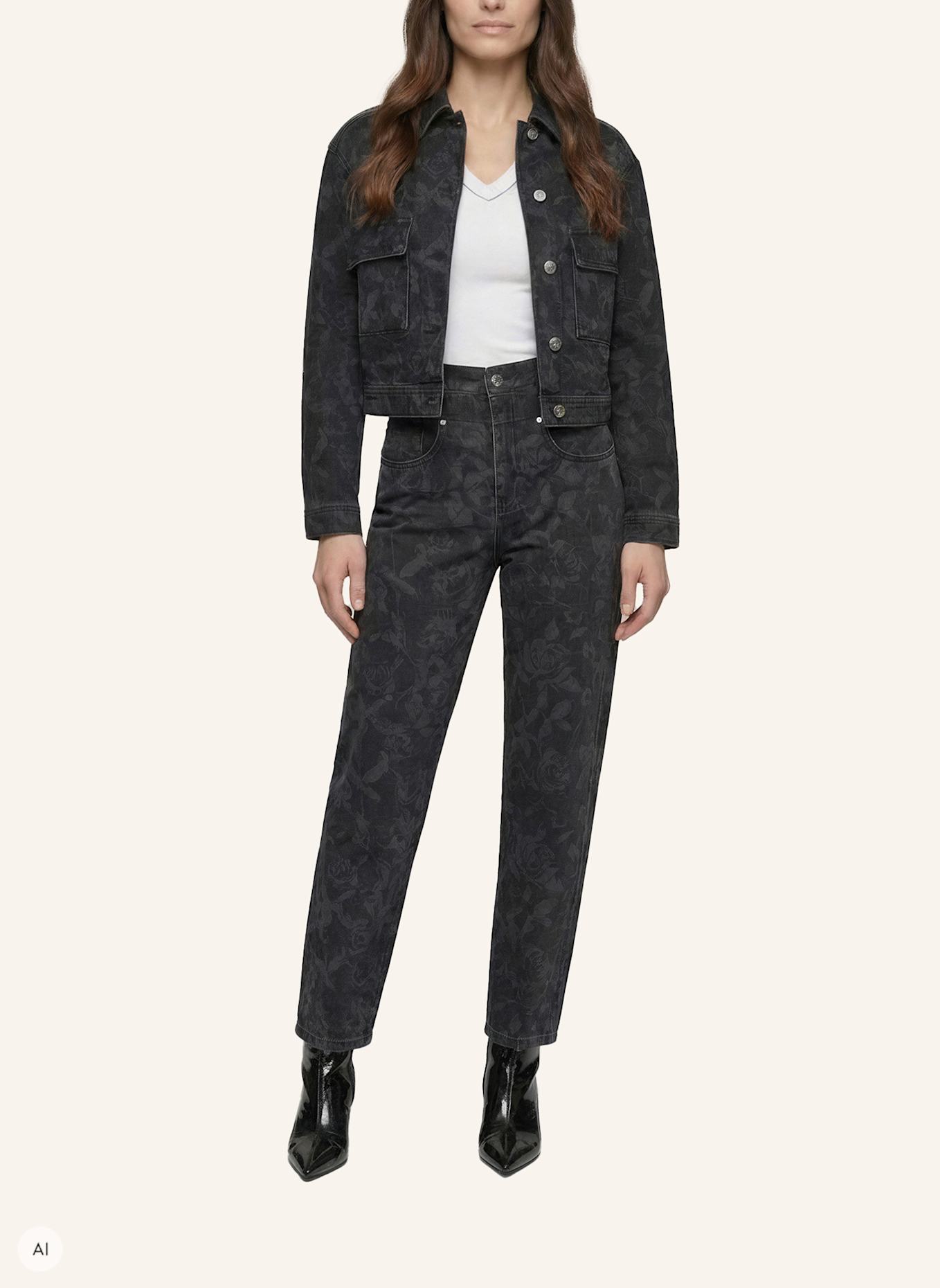 MARC AUREL Jeansjacke: SCHWARZ