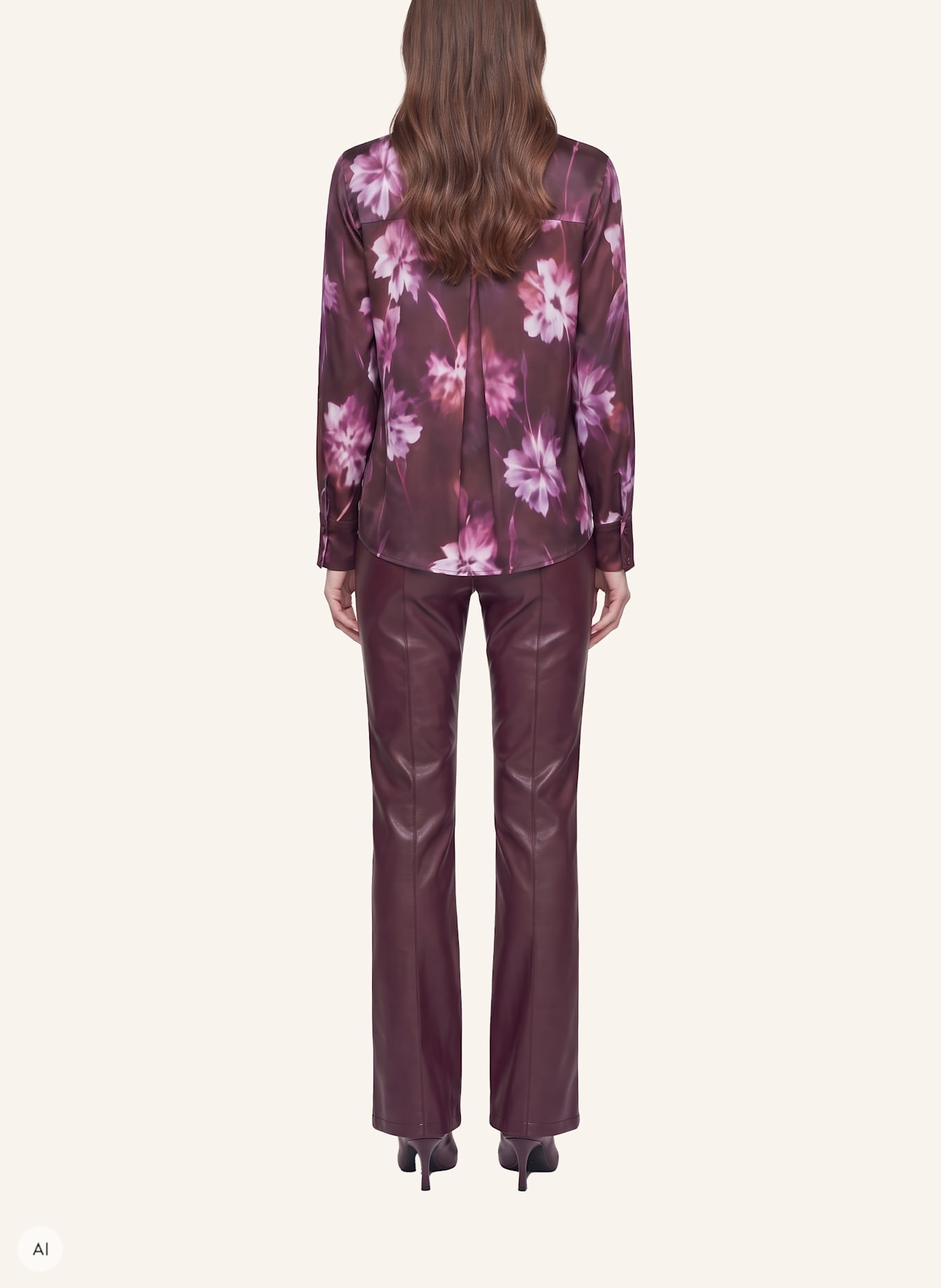 MARC AUREL Bluse: LILA