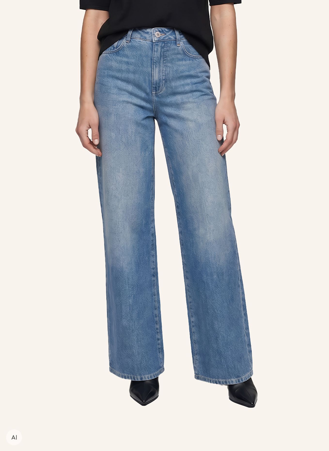 MARC AUREL Jeans: BLAU
