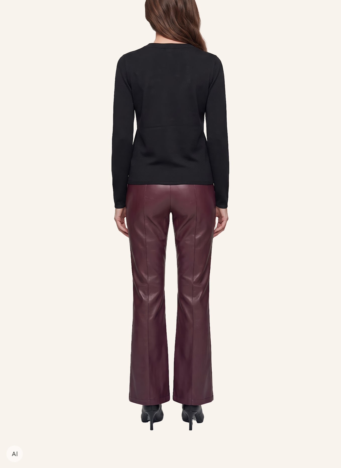 MARC AUREL Pullover: SCHWARZ