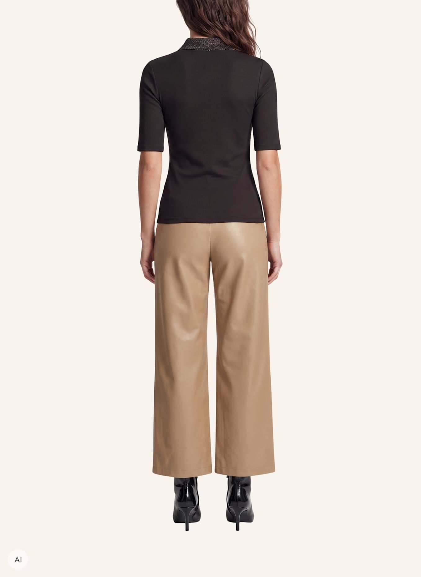 MARC AUREL Shirt: SCHWARZ