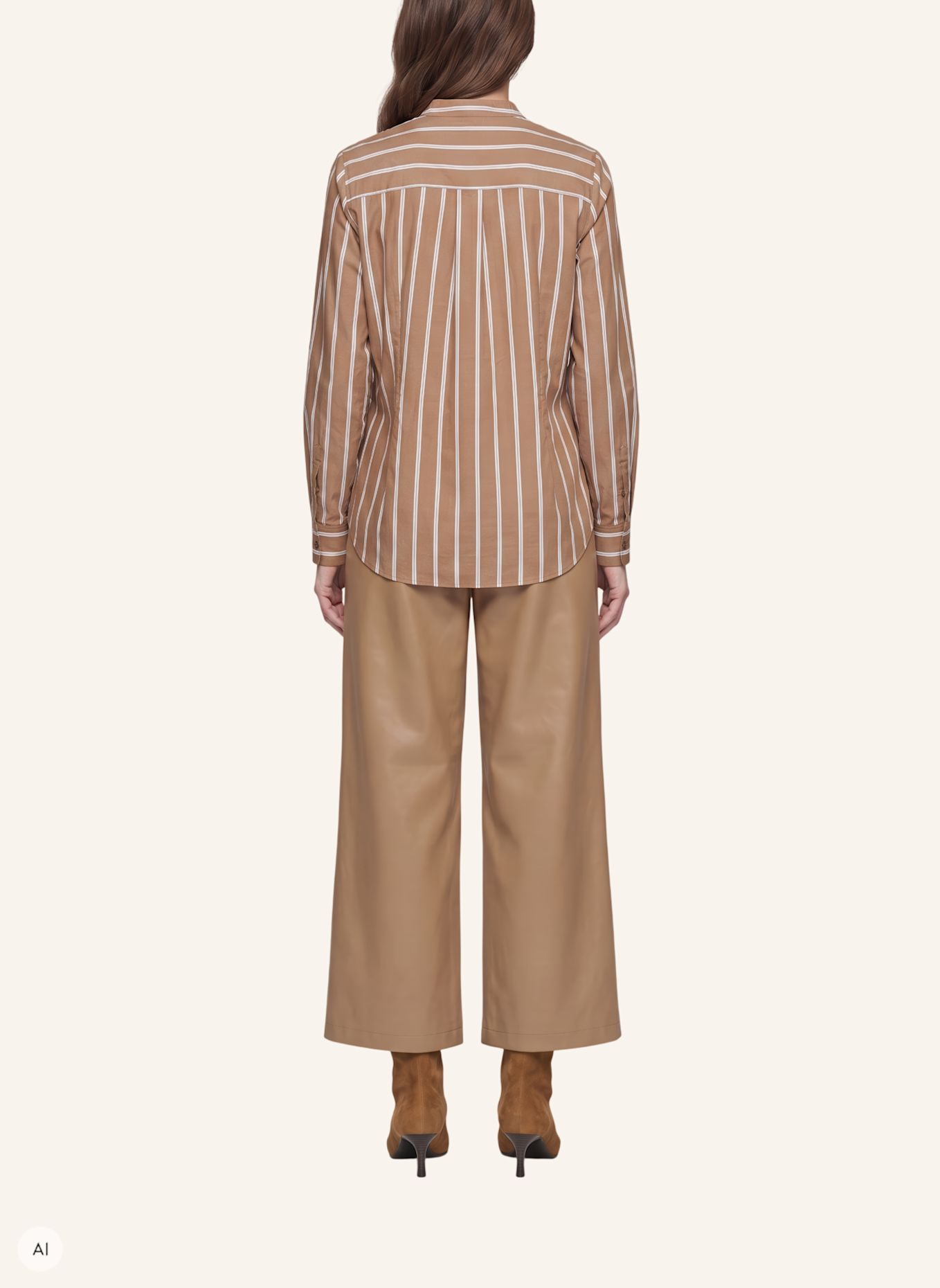 MARC AUREL Hemd: BEIGE