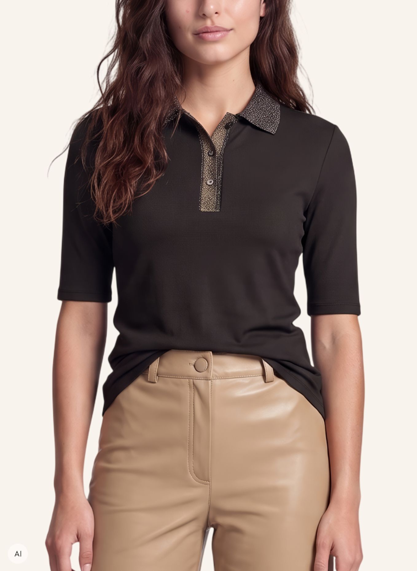 MARC AUREL Shirt: SCHWARZ
