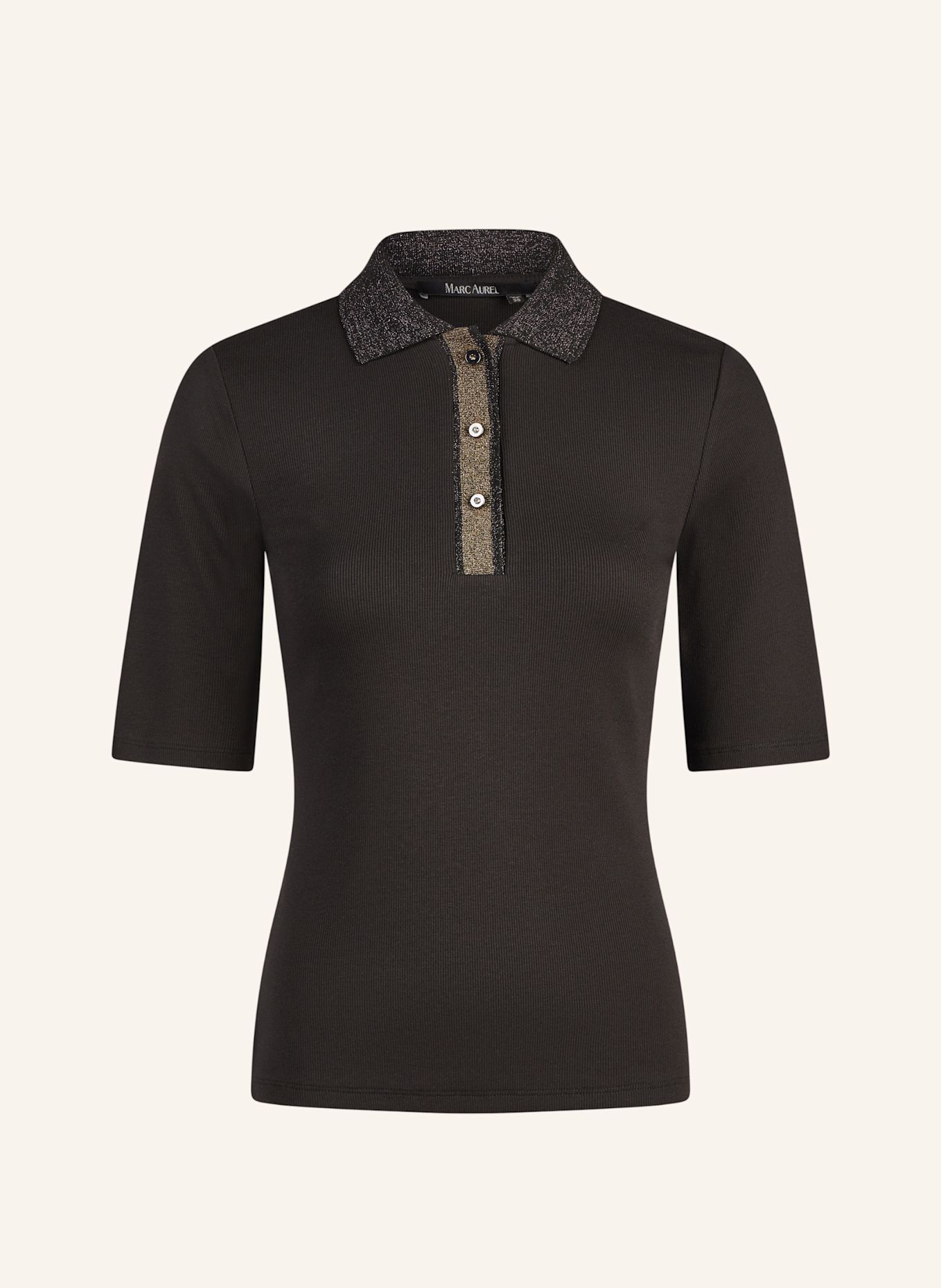 MARC AUREL Shirt: SCHWARZ