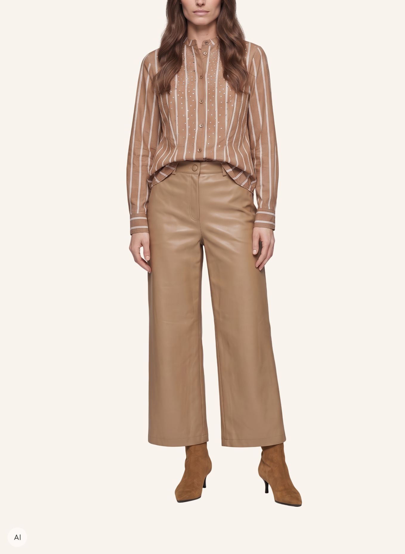 MARC AUREL Hemd: BEIGE