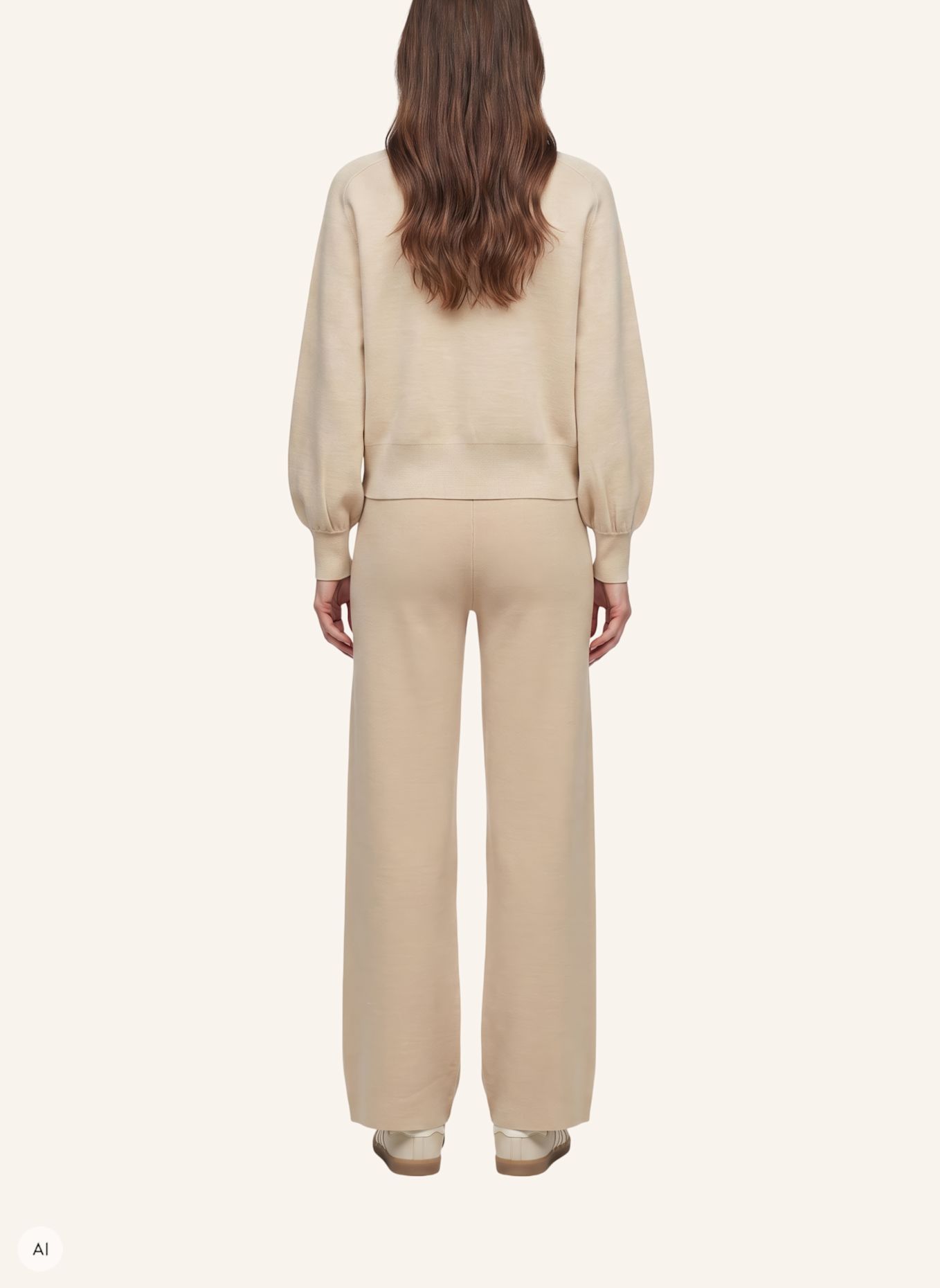 MARC AUREL Strickhose: BEIGE