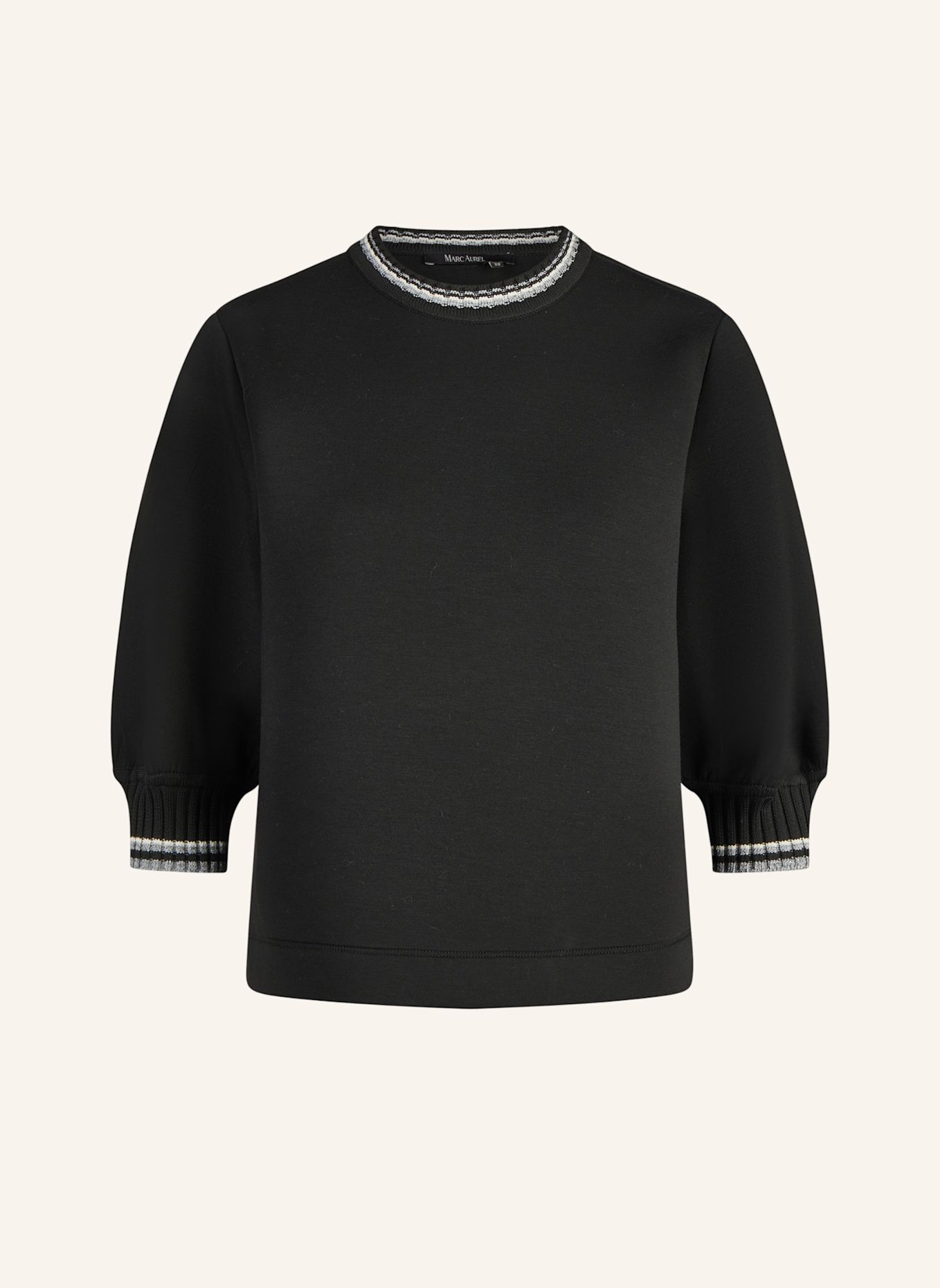 MARC AUREL Shirt: SCHWARZ