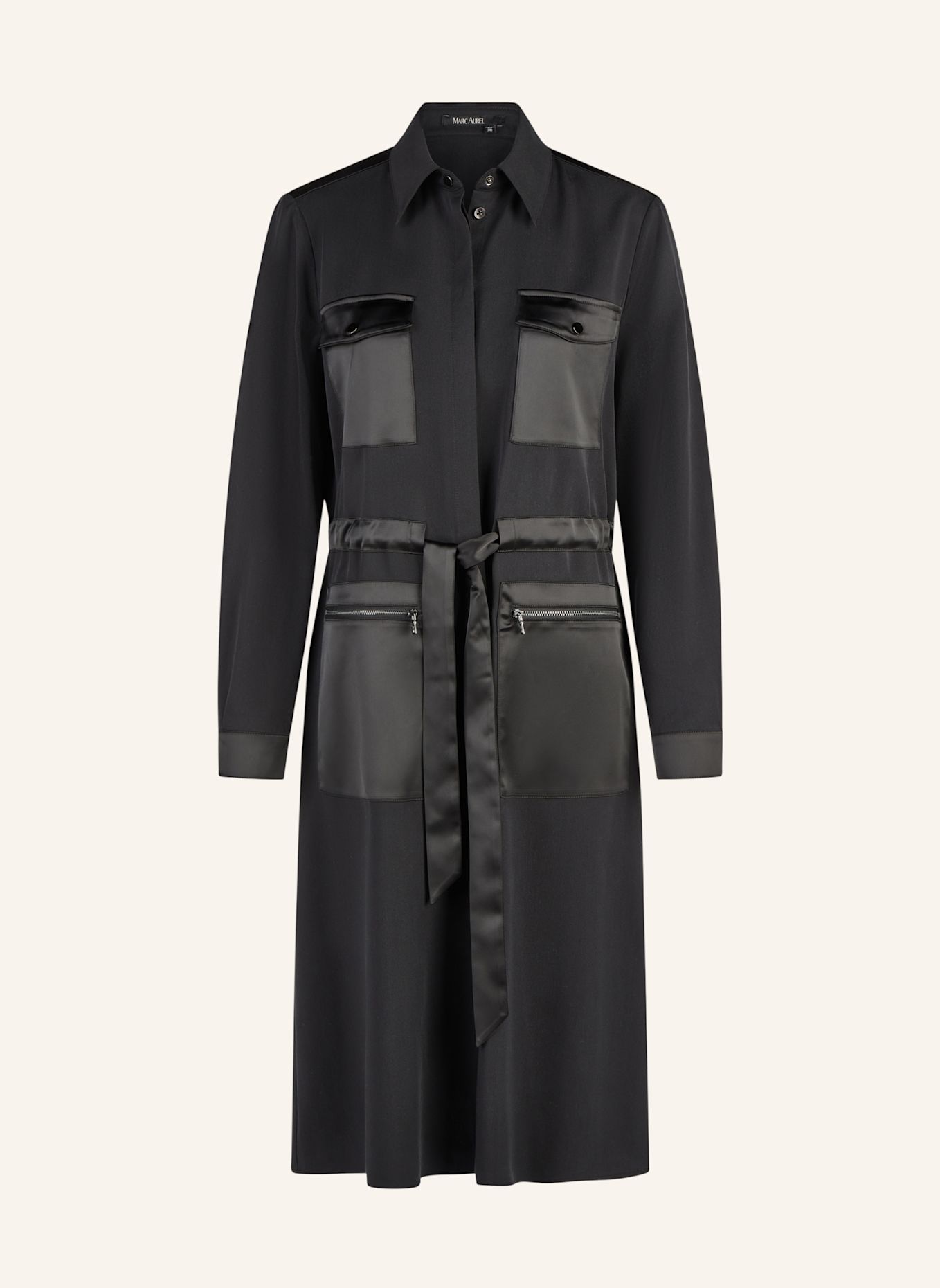 MARC AUREL Midikleid: SCHWARZ