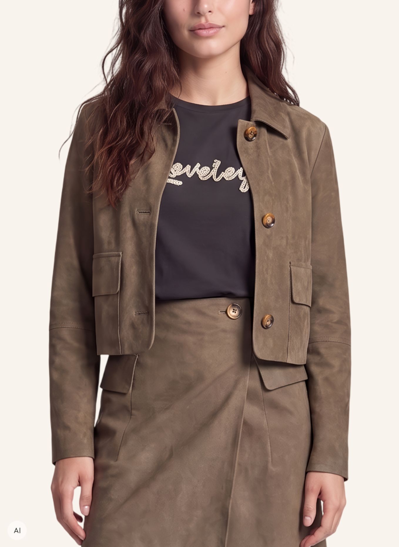 MARC AUREL Jacke: BEIGE