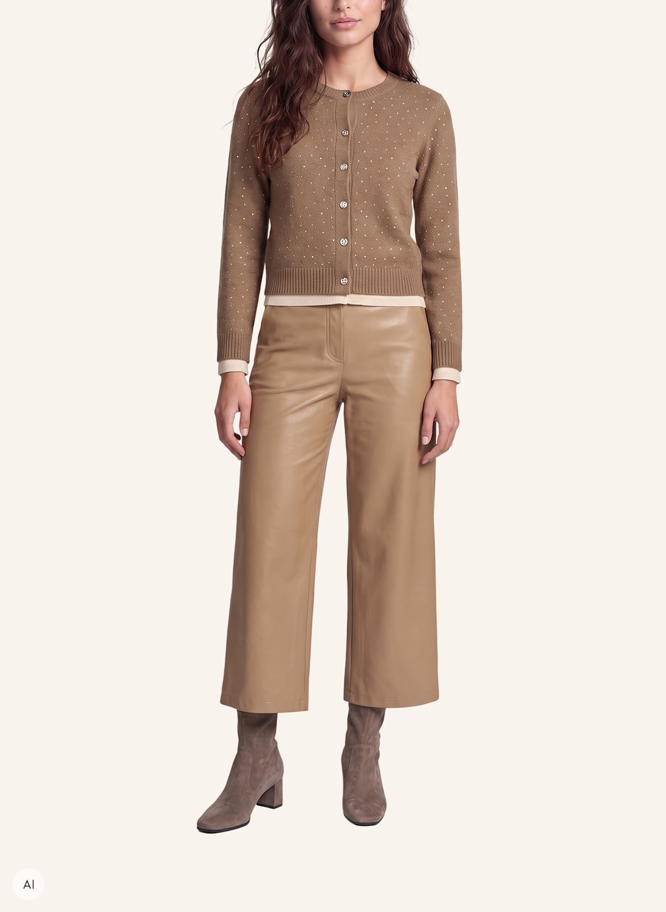MARC AUREL Hose: BEIGE