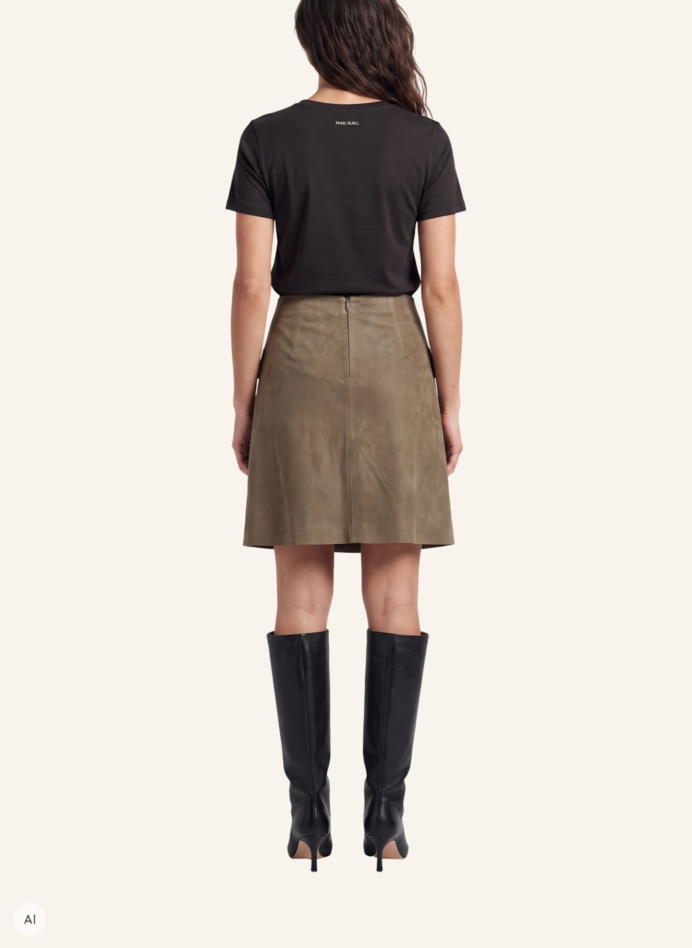 MARC AUREL Shirt: SCHWARZ