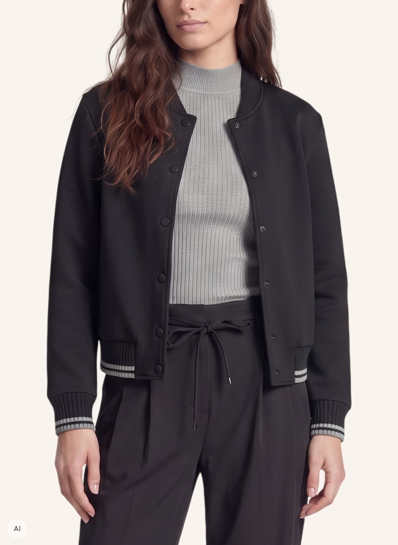 MARC AUREL Bomberjacke: SCHWARZ