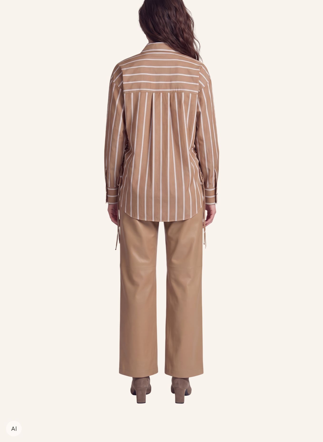 MARC AUREL Hemd: BEIGE