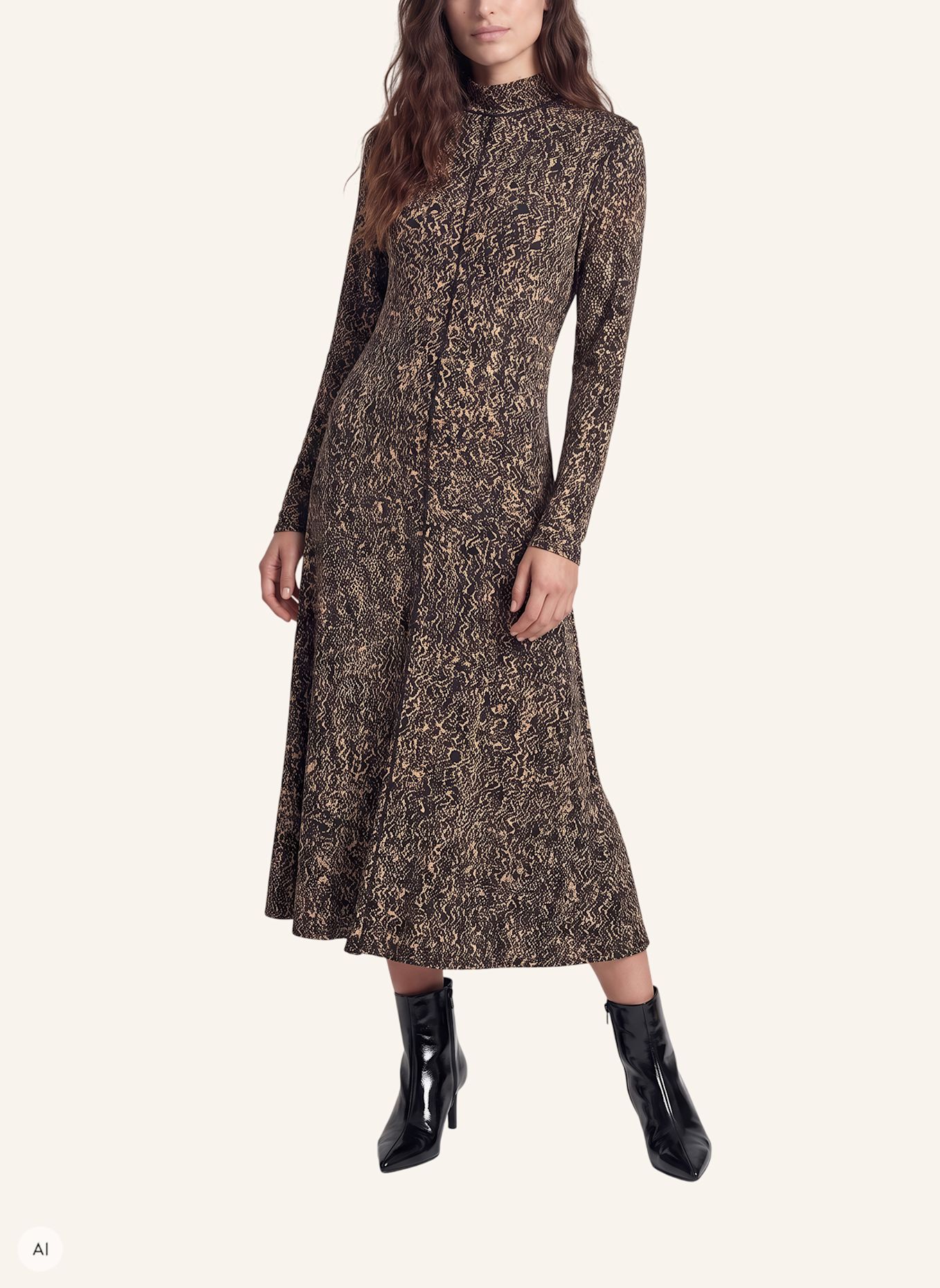 MARC AUREL Kleid: SCHWARZ