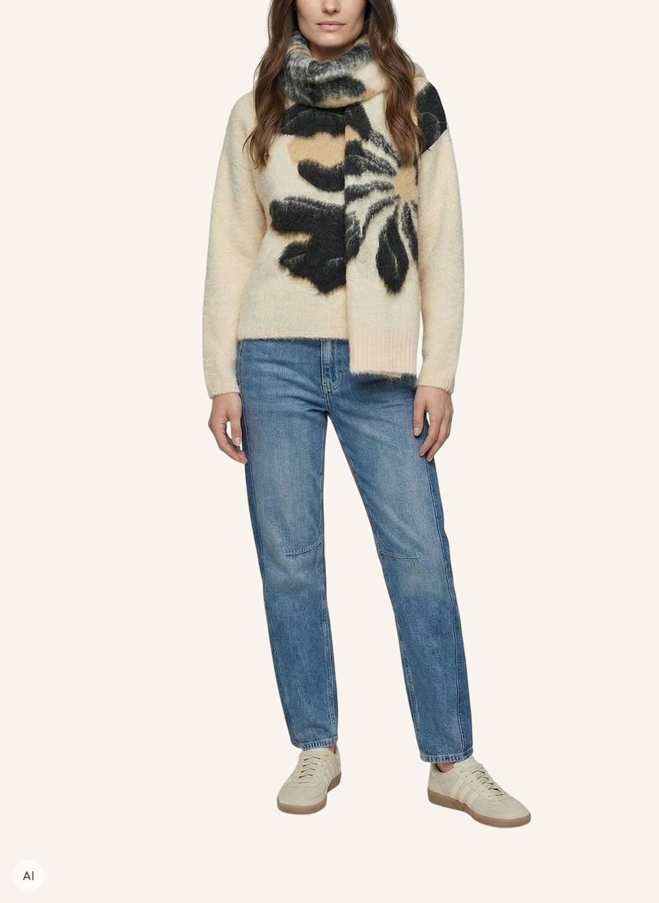 MARC AUREL Pullover: BEIGE