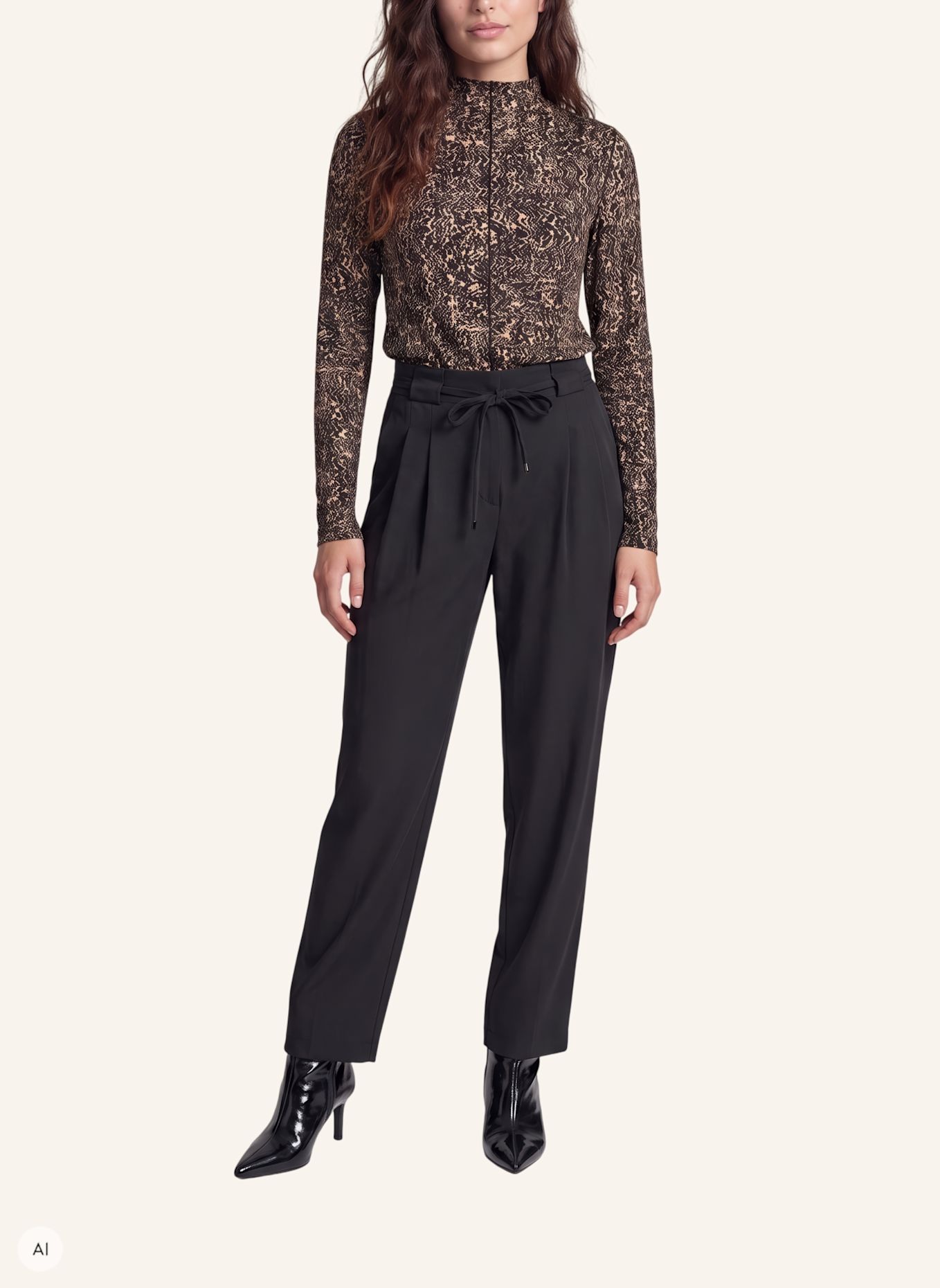 MARC AUREL Shirt: SCHWARZ