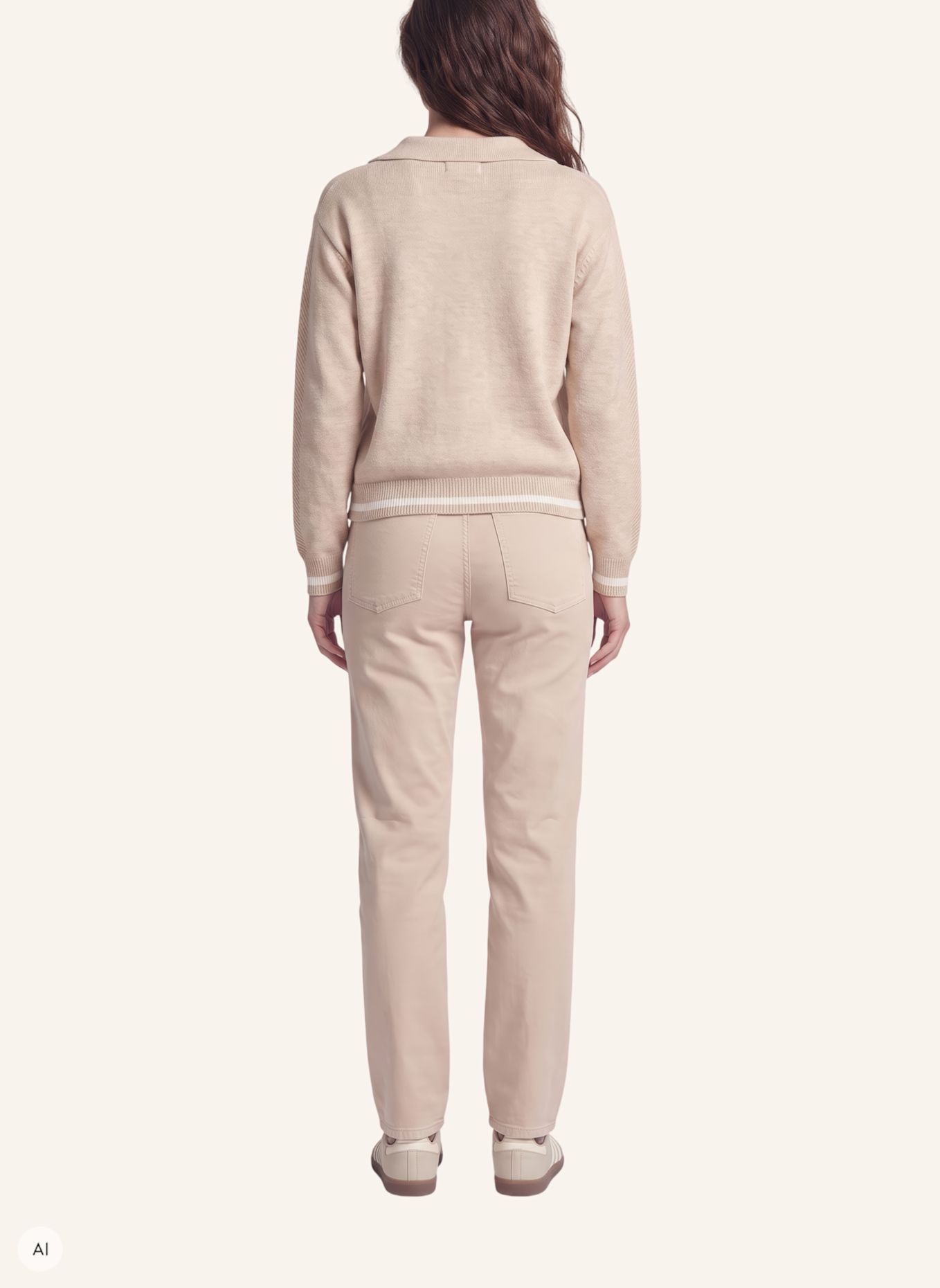 MARC AUREL Pullover: BEIGE