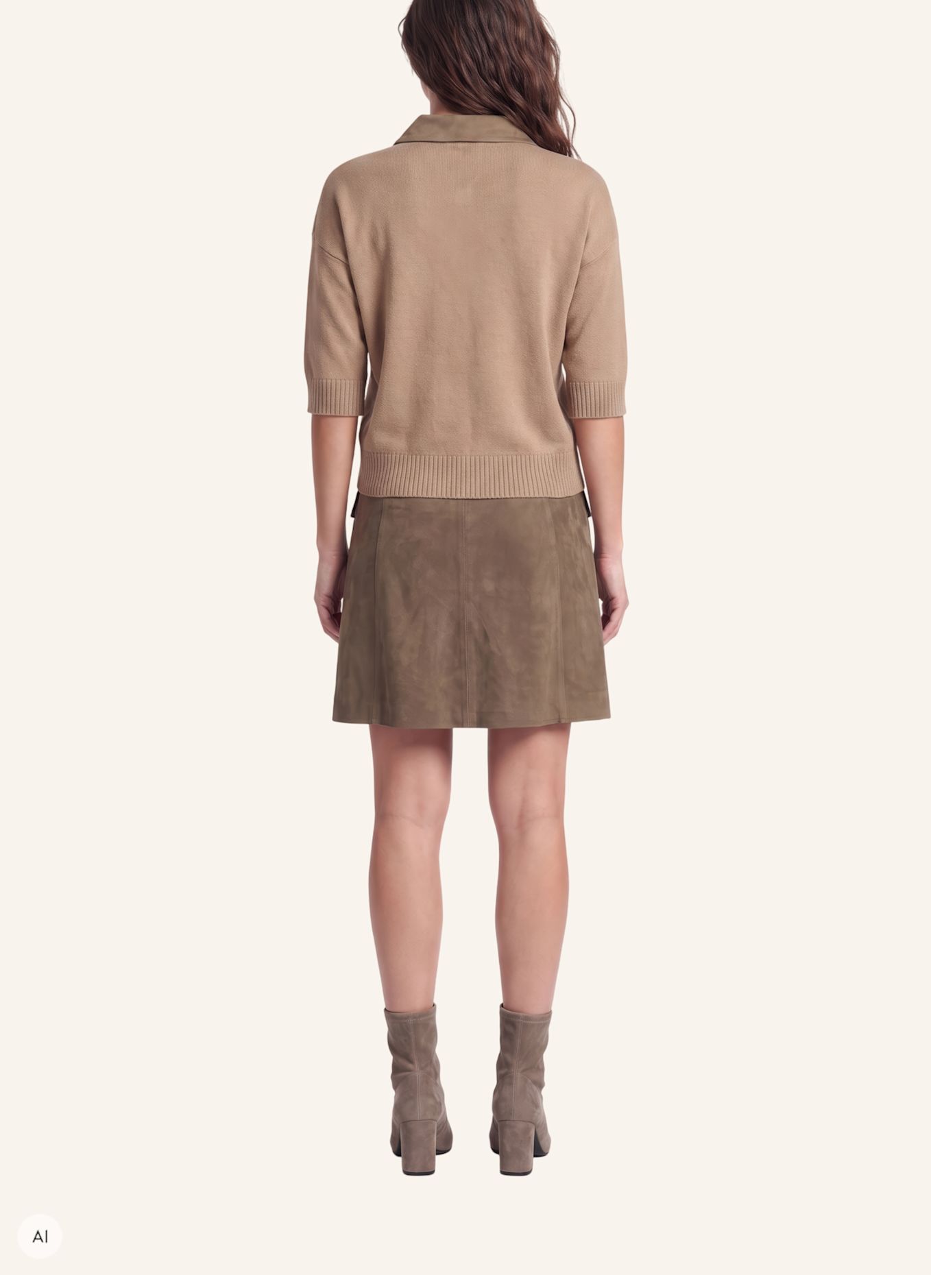 MARC AUREL Pullover: BEIGE