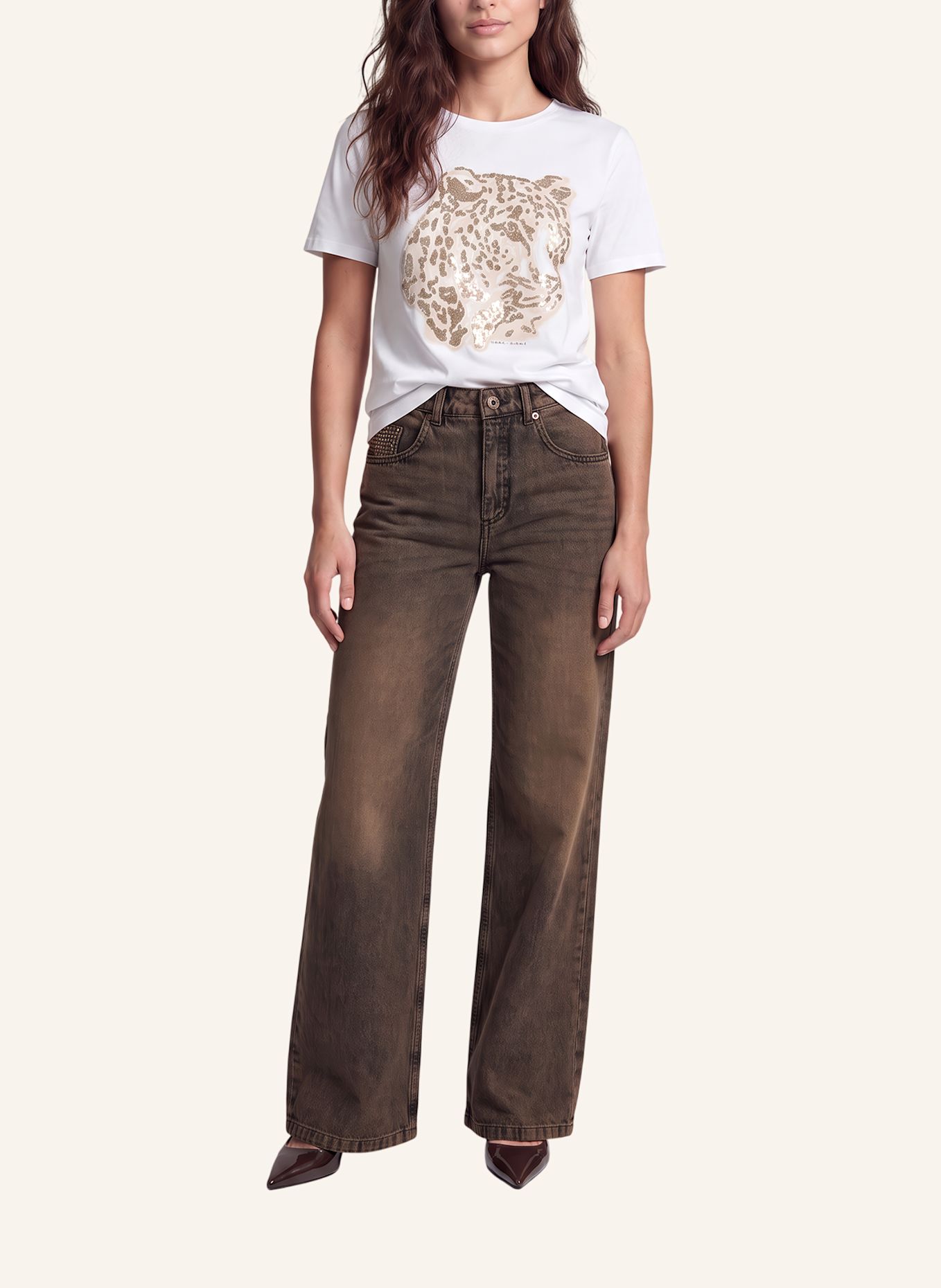 MARC AUREL Shirt: WEISS