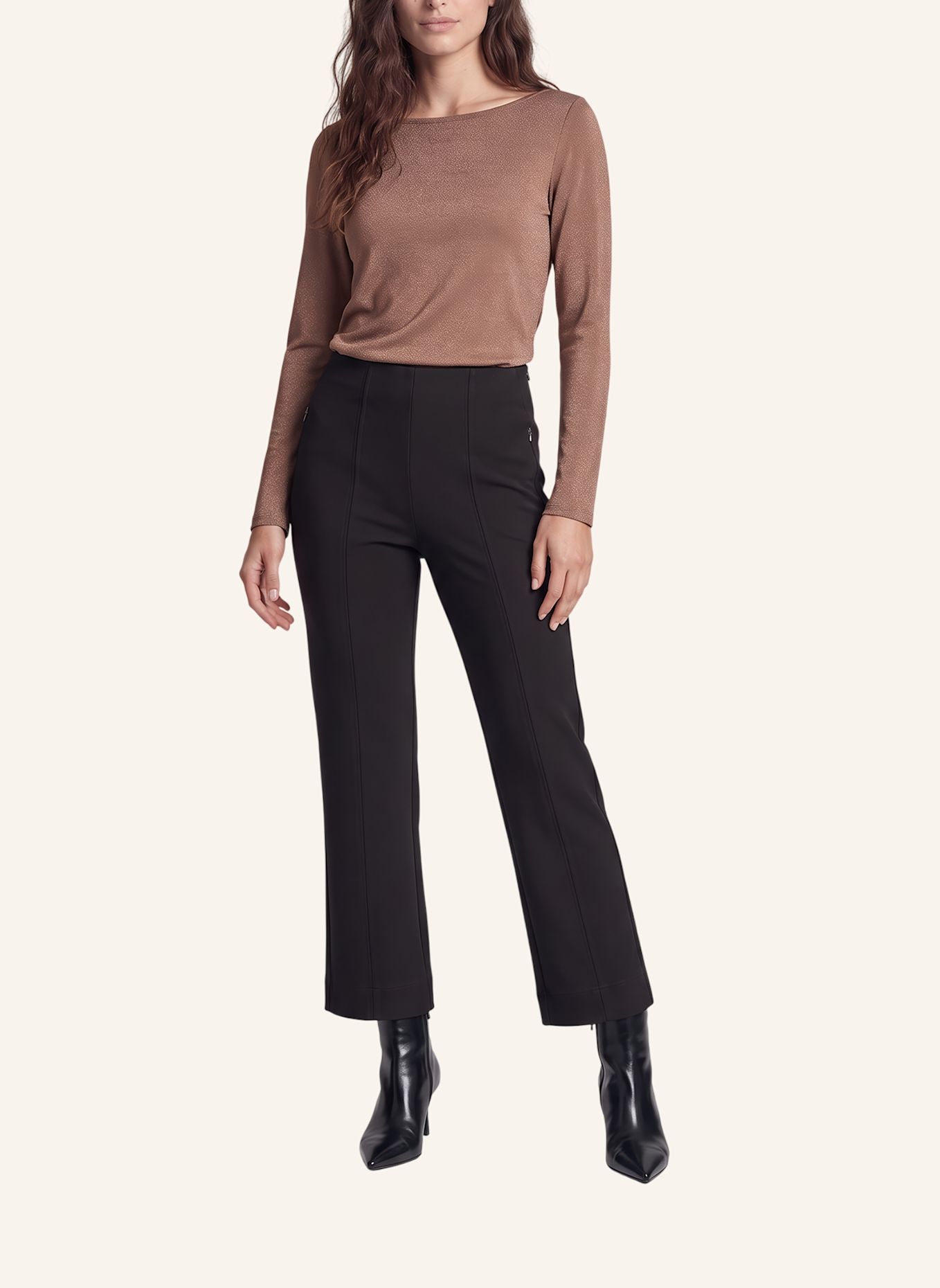 MARC AUREL Shirt: BEIGE