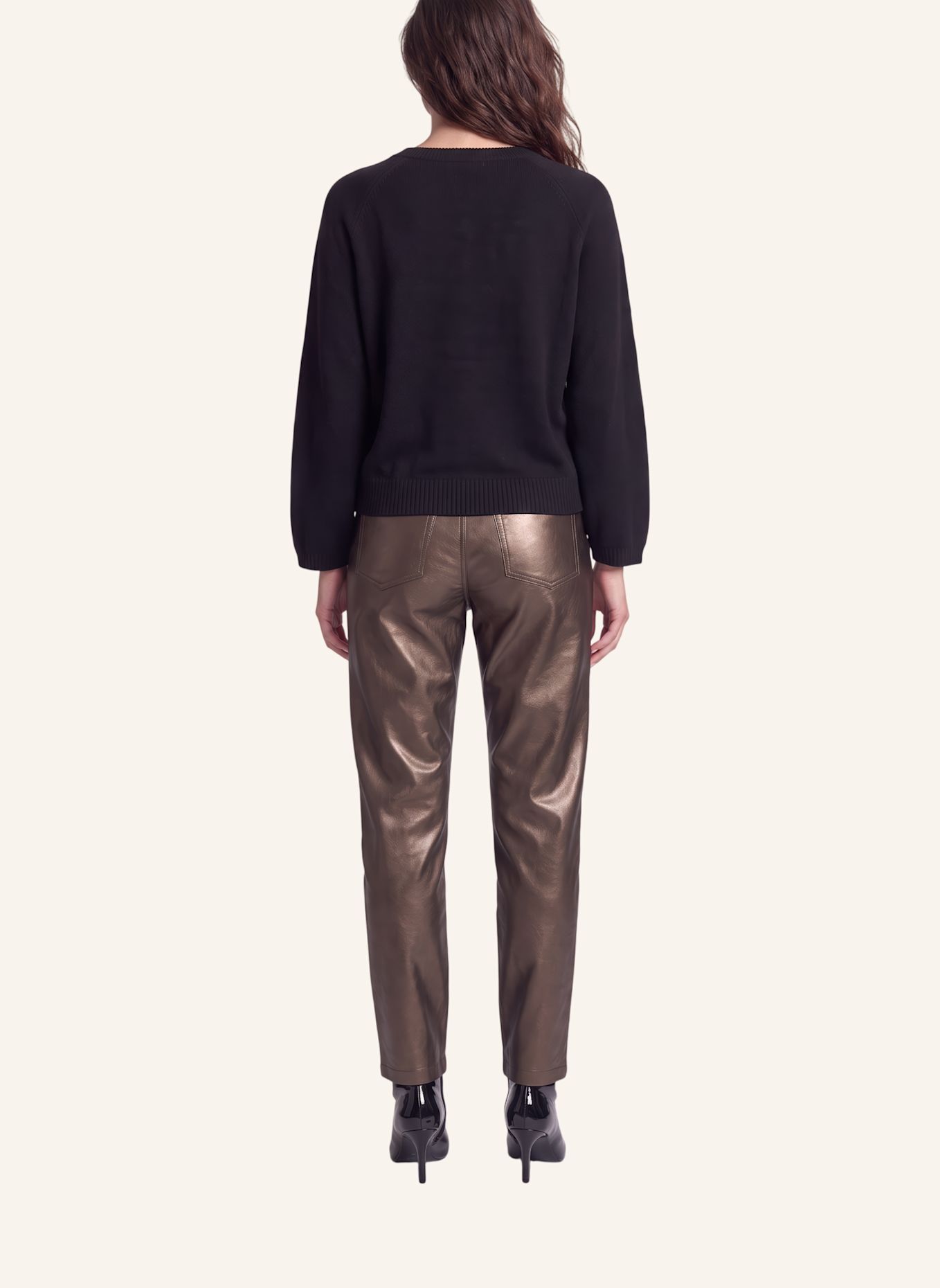 MARC AUREL Barrel Fit Jeans: DUNKELBRAUN
