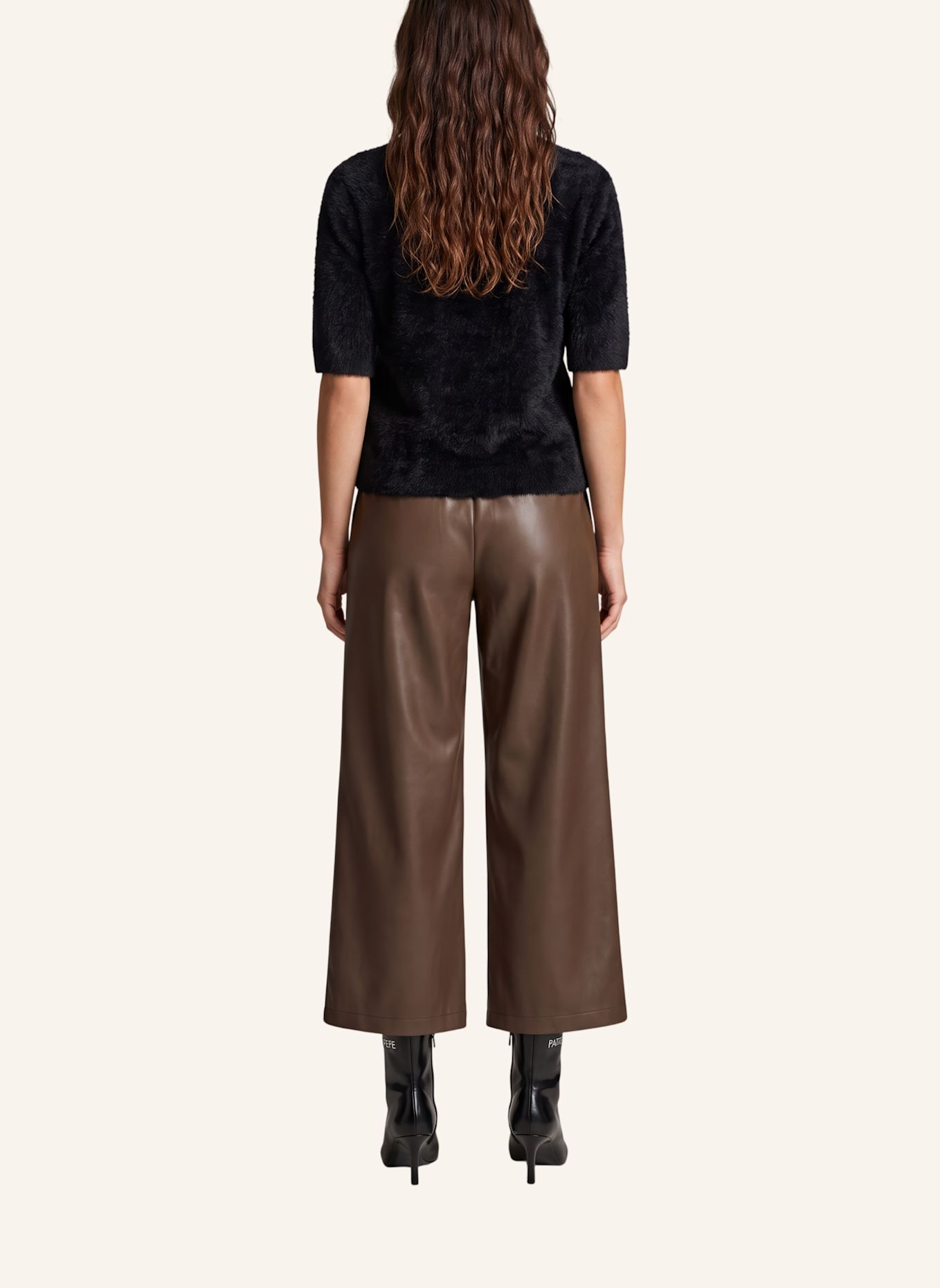 MARC AUREL Strickshirt: SCHWARZ