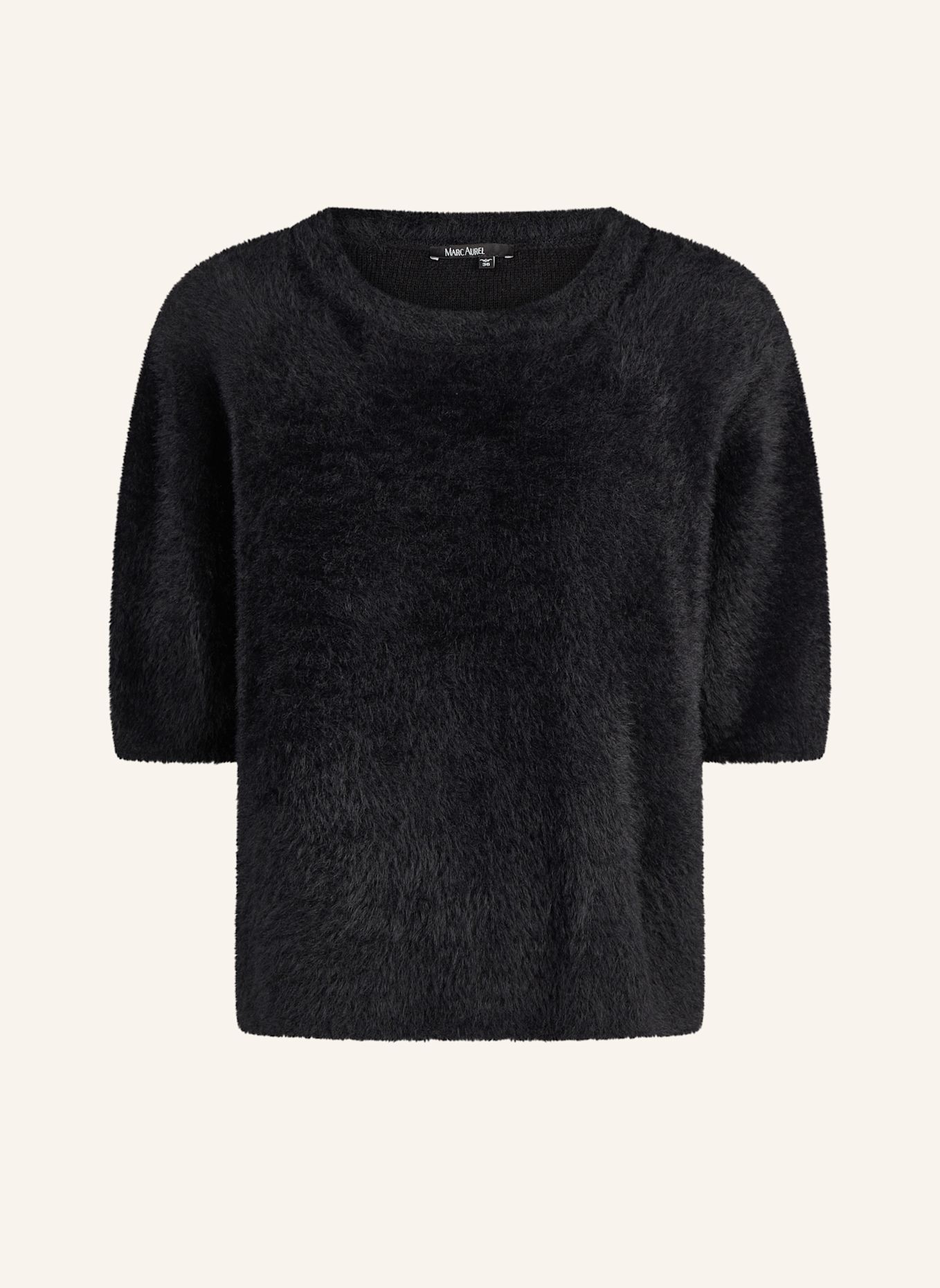 MARC AUREL Strickshirt: SCHWARZ