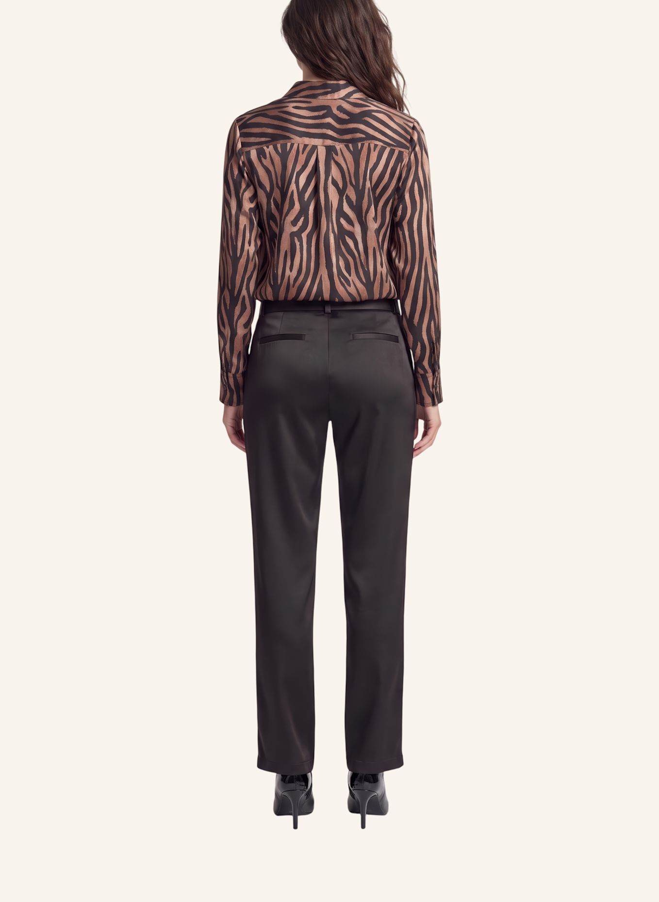 MARC AUREL Bluse: SCHWARZ