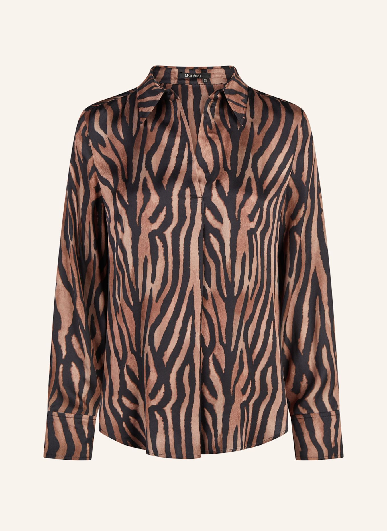 MARC AUREL Bluse: SCHWARZ