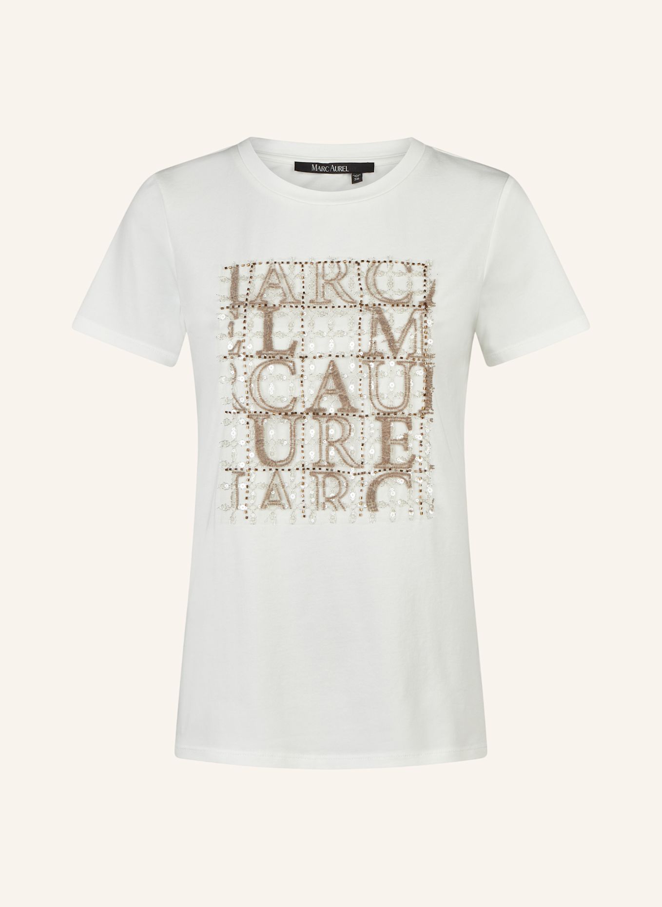MARC AUREL Shirt: WEISS