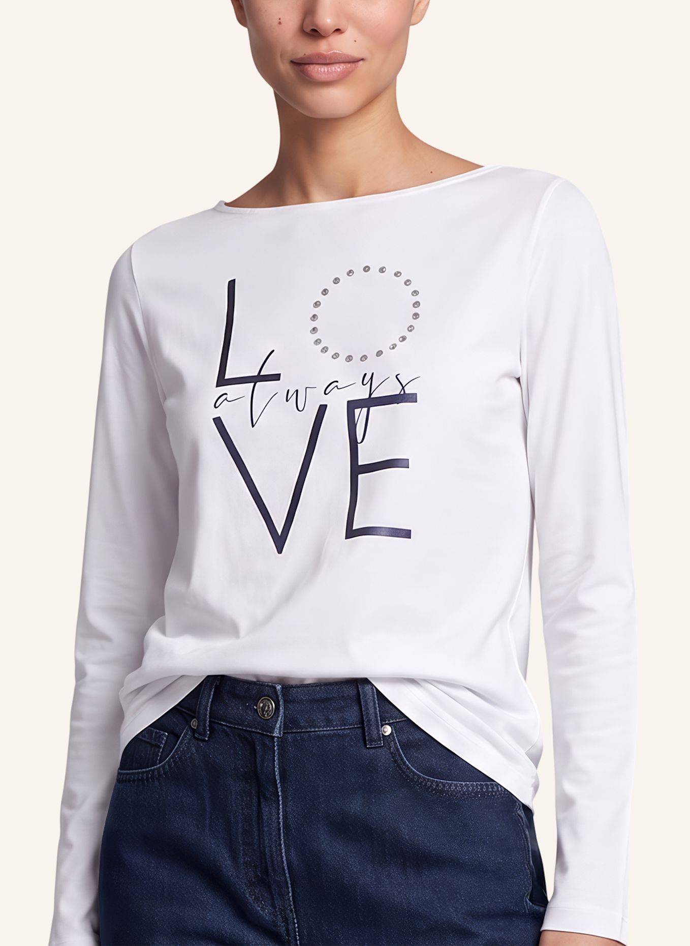 MARC AUREL Shirt: WEISS