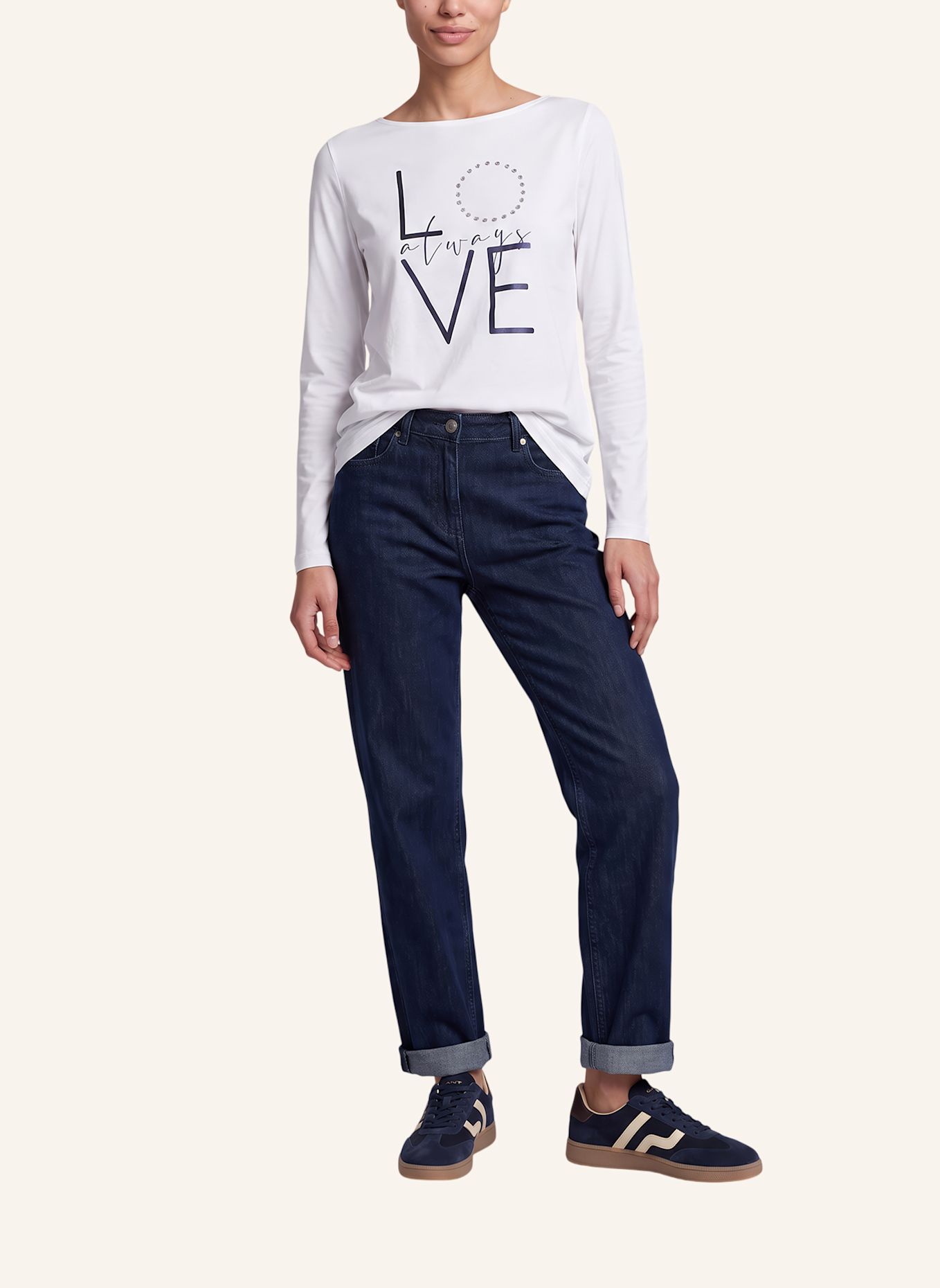 MARC AUREL Shirt: WEISS