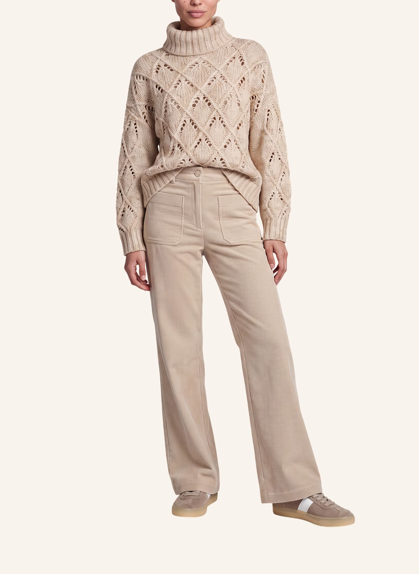 MARC AUREL Pullover: BEIGE