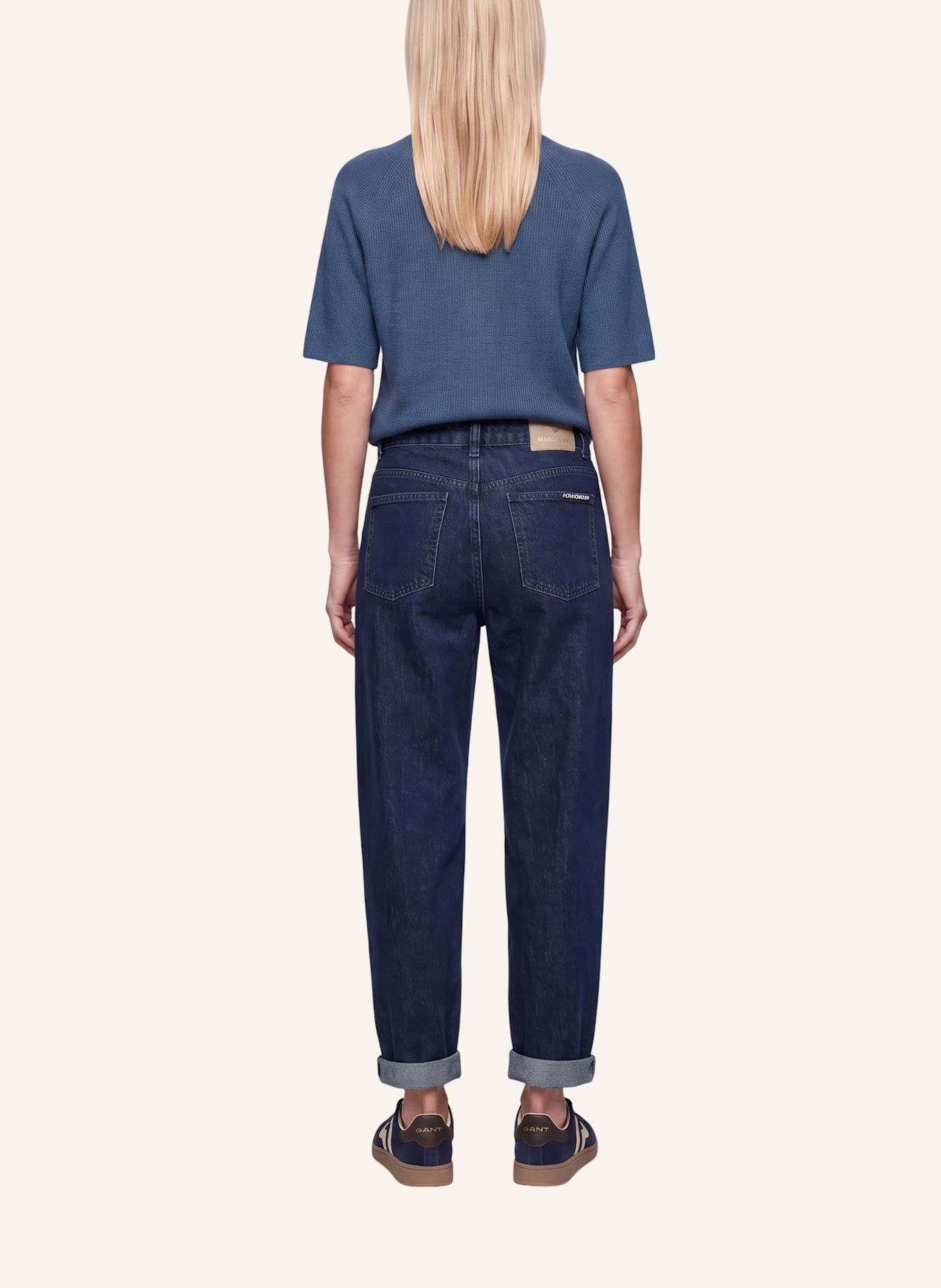 MARC AUREL Pullover: BLAU