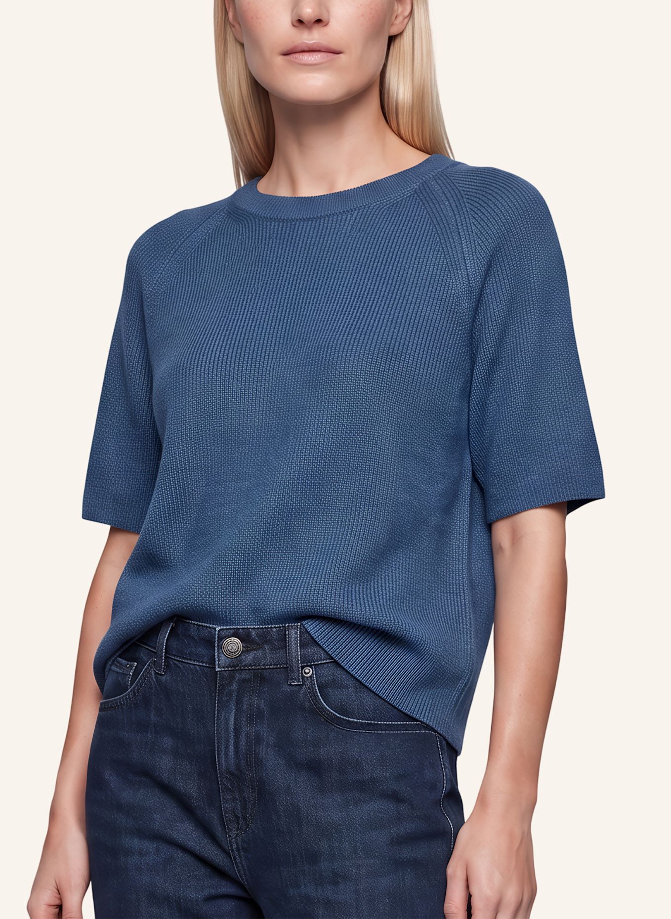 MARC AUREL Pullover: BLAU