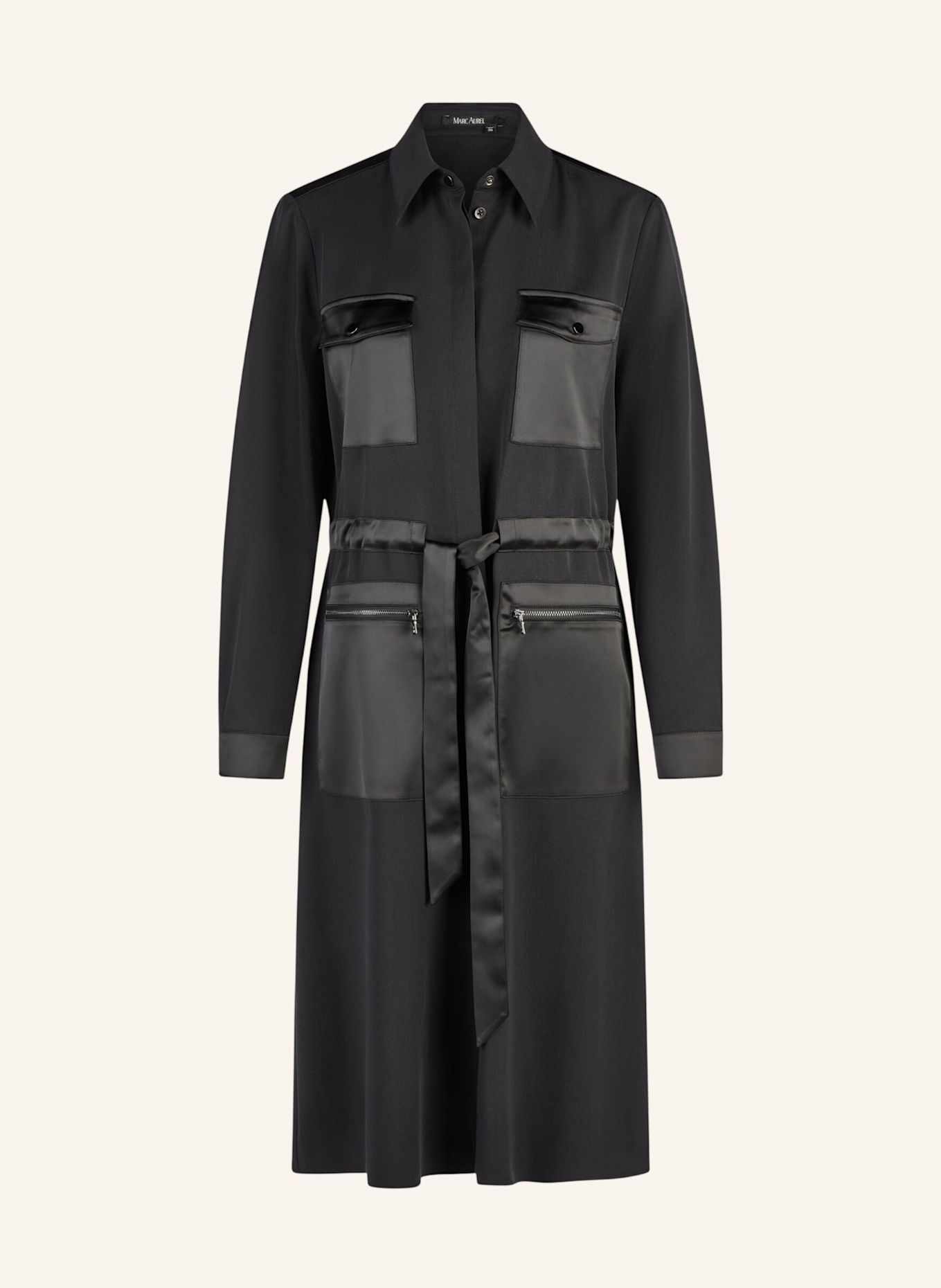 MARC AUREL Midikleid: SCHWARZ